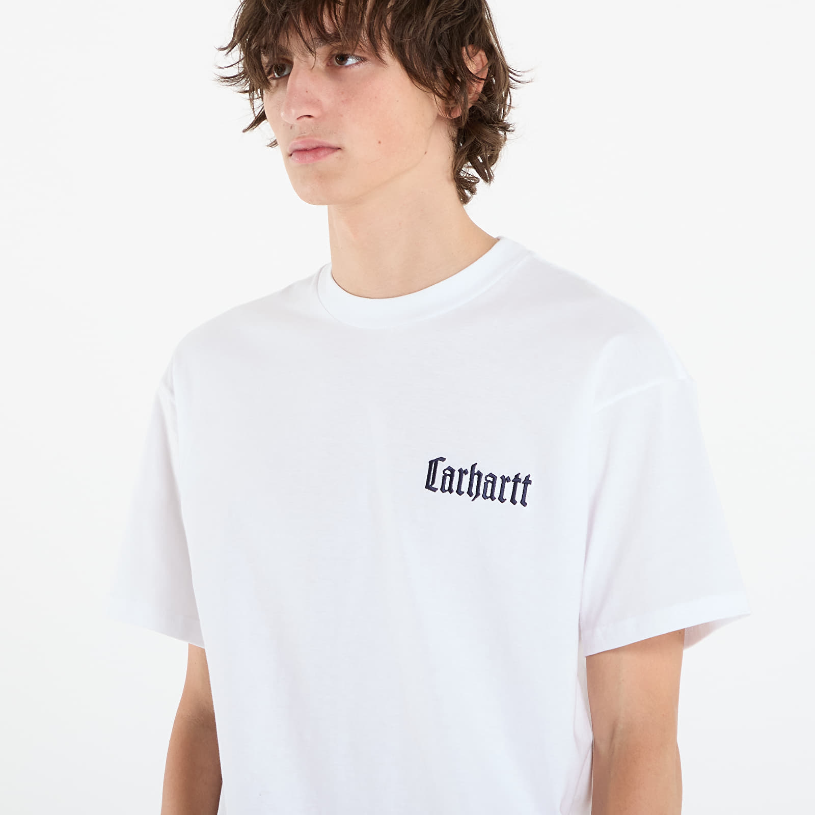 Camisetas de hombre Carhartt WIP S/S Schooling T-Shirt UNISEX White