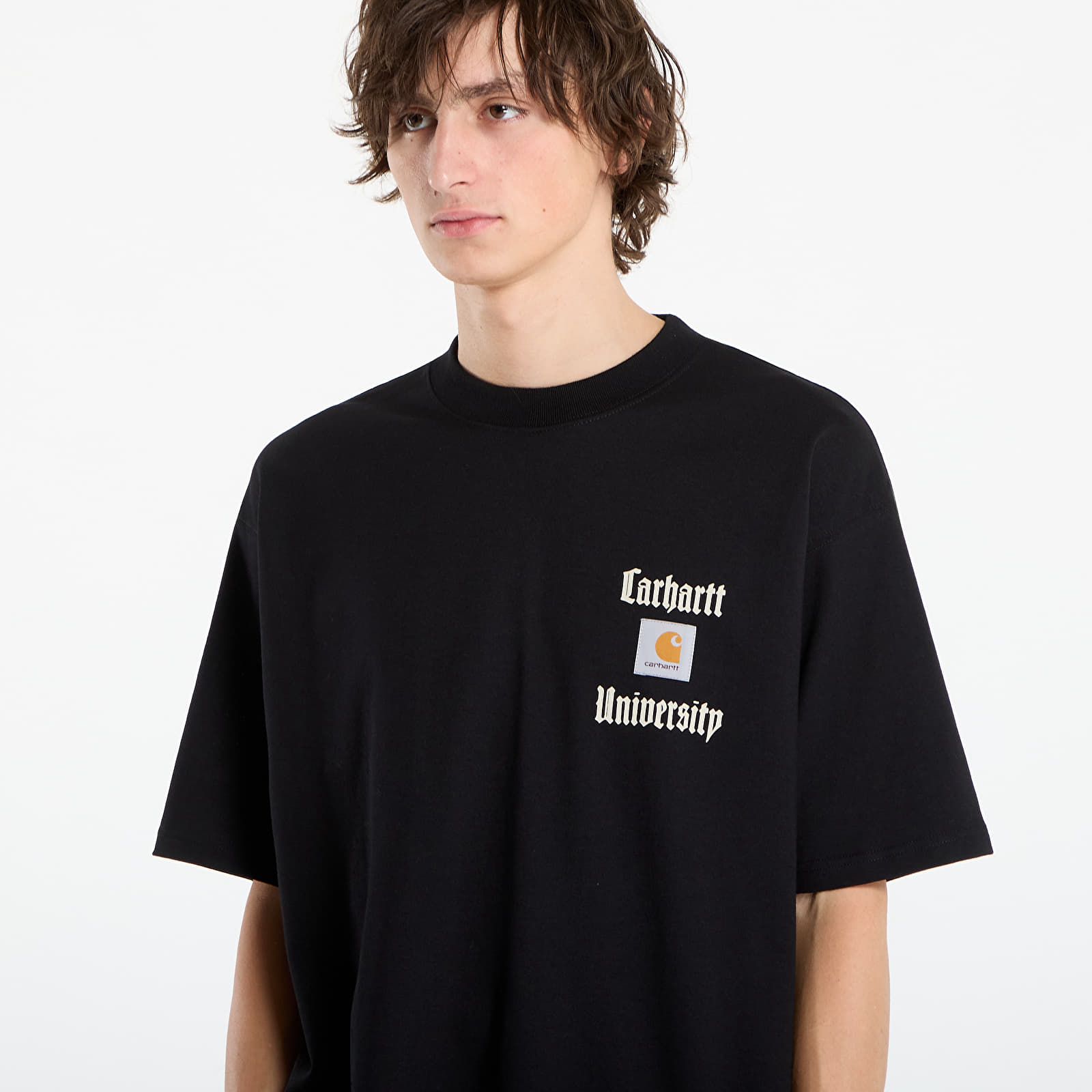 Camisetas de hombre Carhartt WIP S/S Schooling Heart T-Shirt UNISEX Black