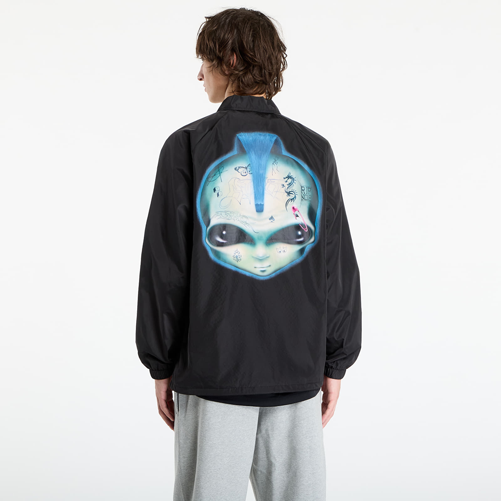 Chaquetas de hombre RIPNDIP Squabble Up Coach Jacket Black