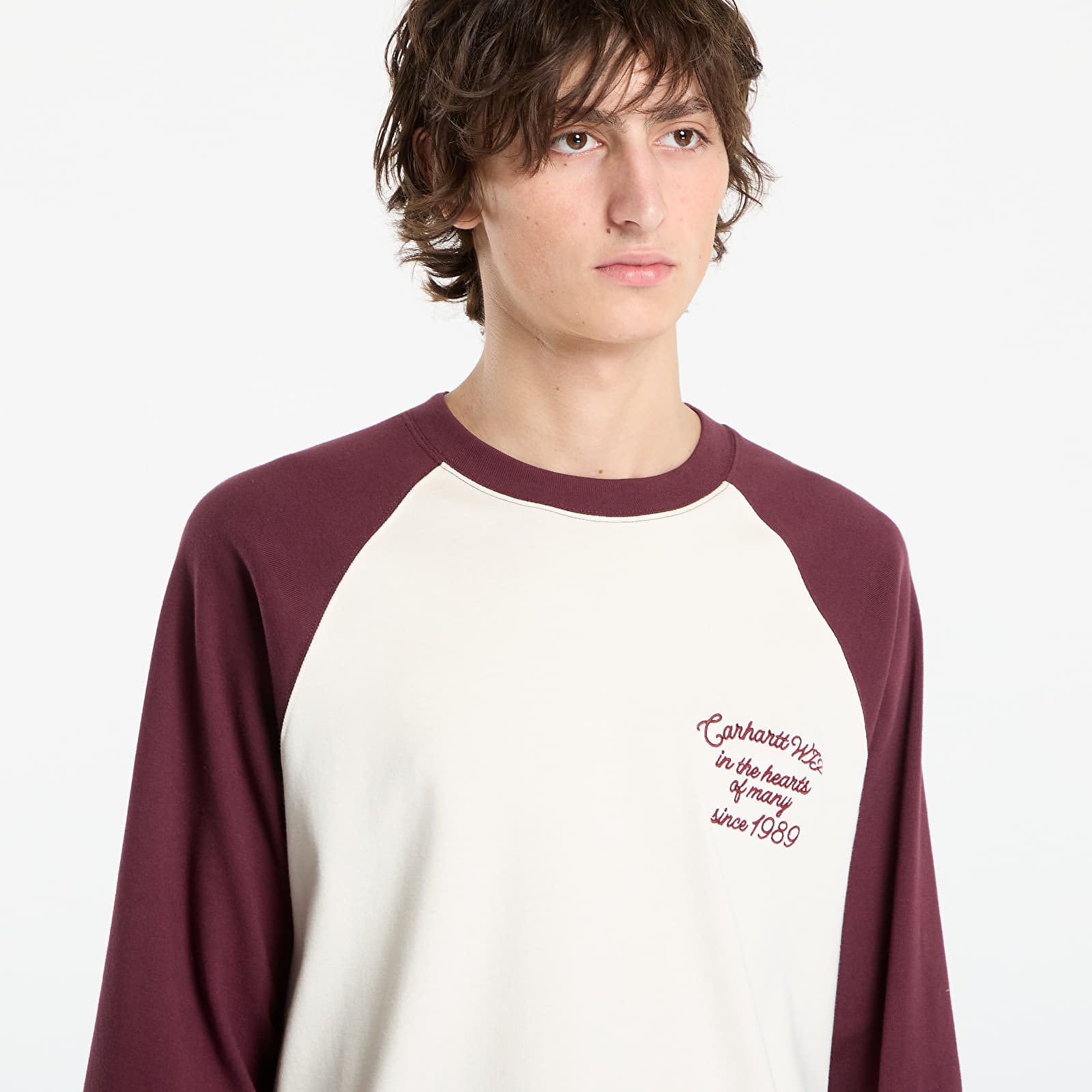 Camisetas de hombre Carhartt WIP L/S Alston T-Shirt UNISEX Wax/ Rondo