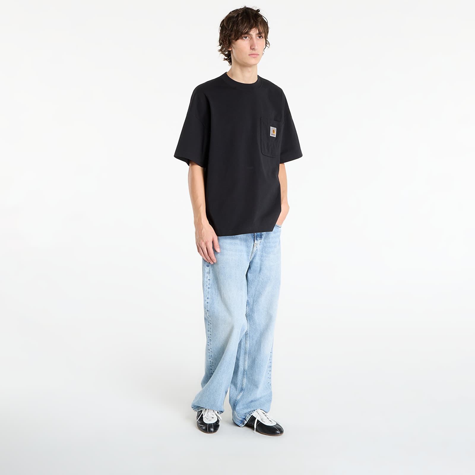 Camisetas de hombre Carhartt WIP S/S Work Pocket T-Shirt UNISEX Black