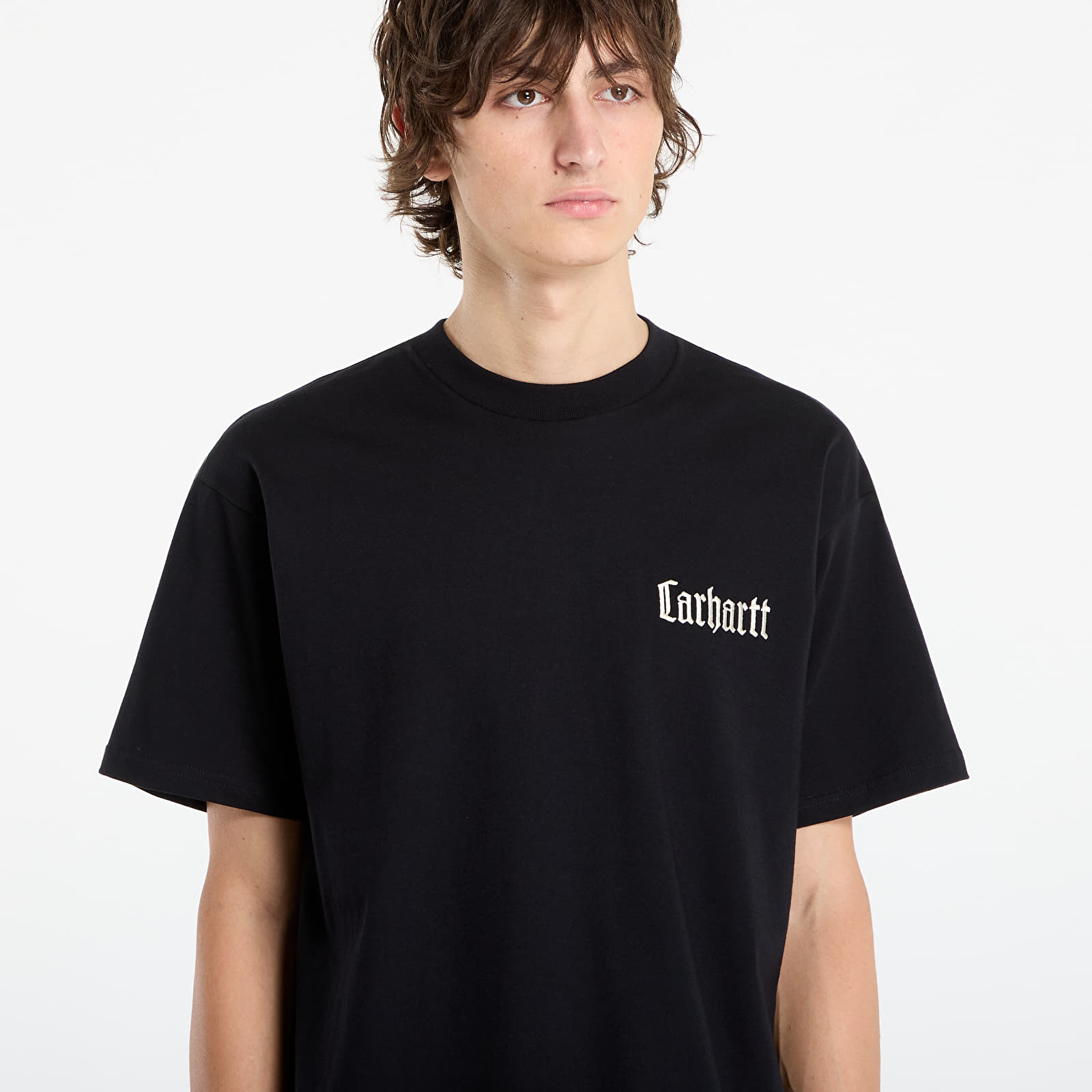 T-shirts de homem Carhartt WIP S/S Schooling T-Shirt UNISEX Black