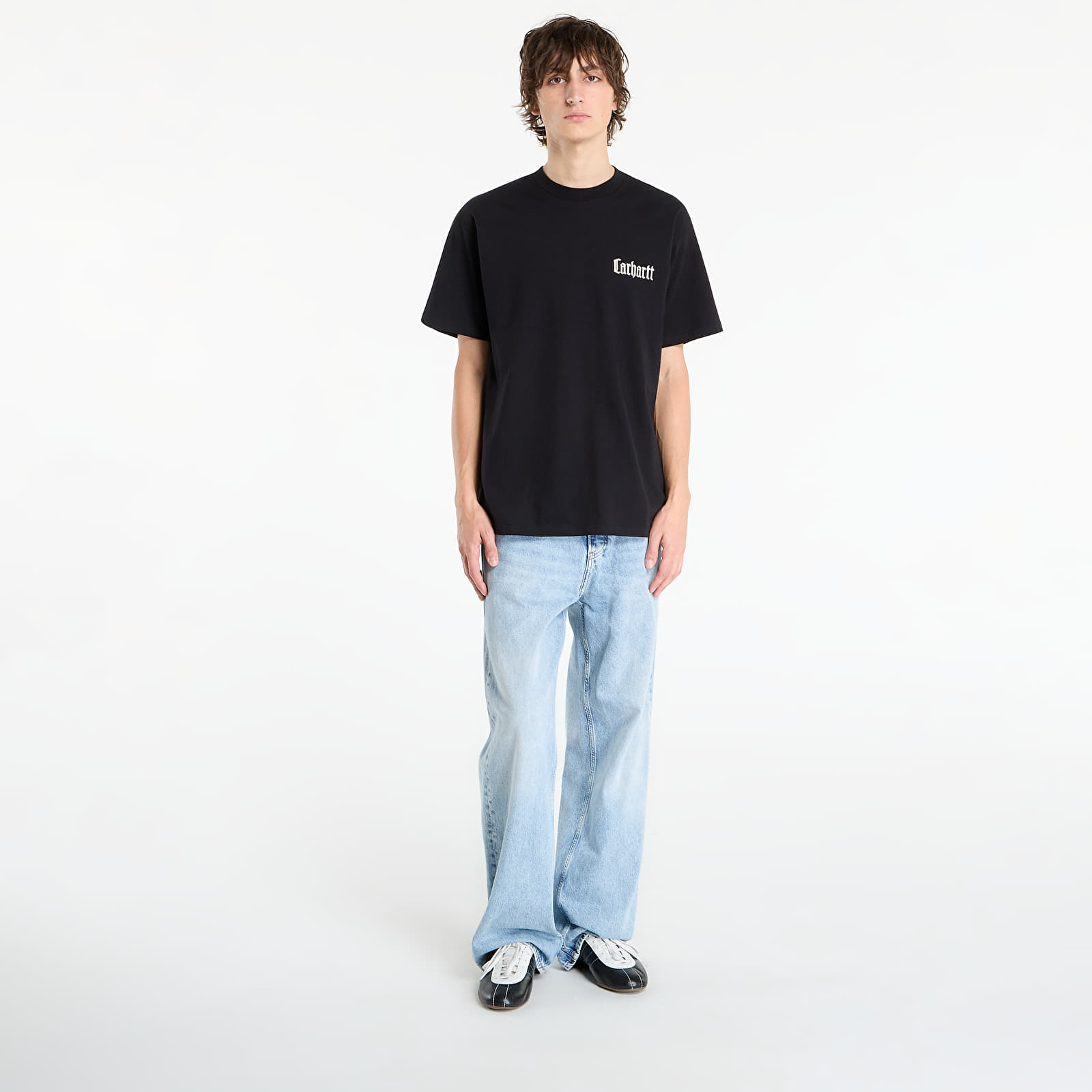 T-shirts de homem Carhartt WIP S/S Schooling T-Shirt UNISEX Black