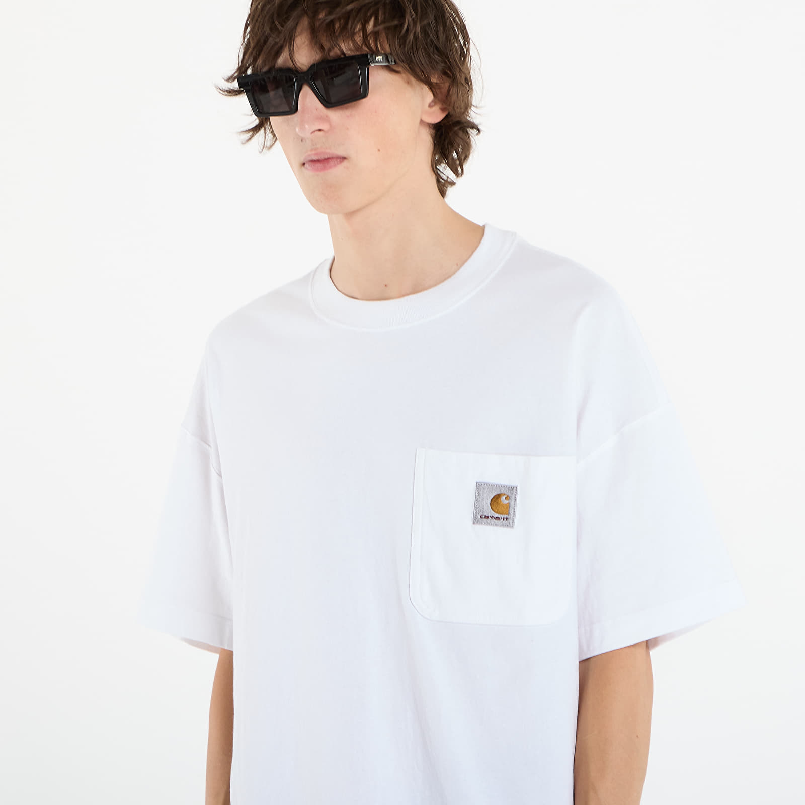 Camisetas de hombre Carhartt WIP S/S Work Pocket T-Shirt UNISEX White