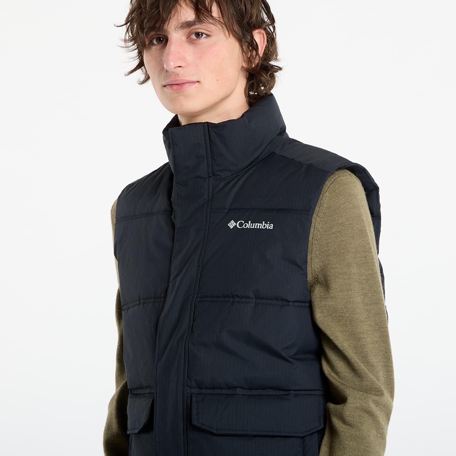 Chalecos para hombre Columbia Landroamerâ„¢ Puffer Vest Black