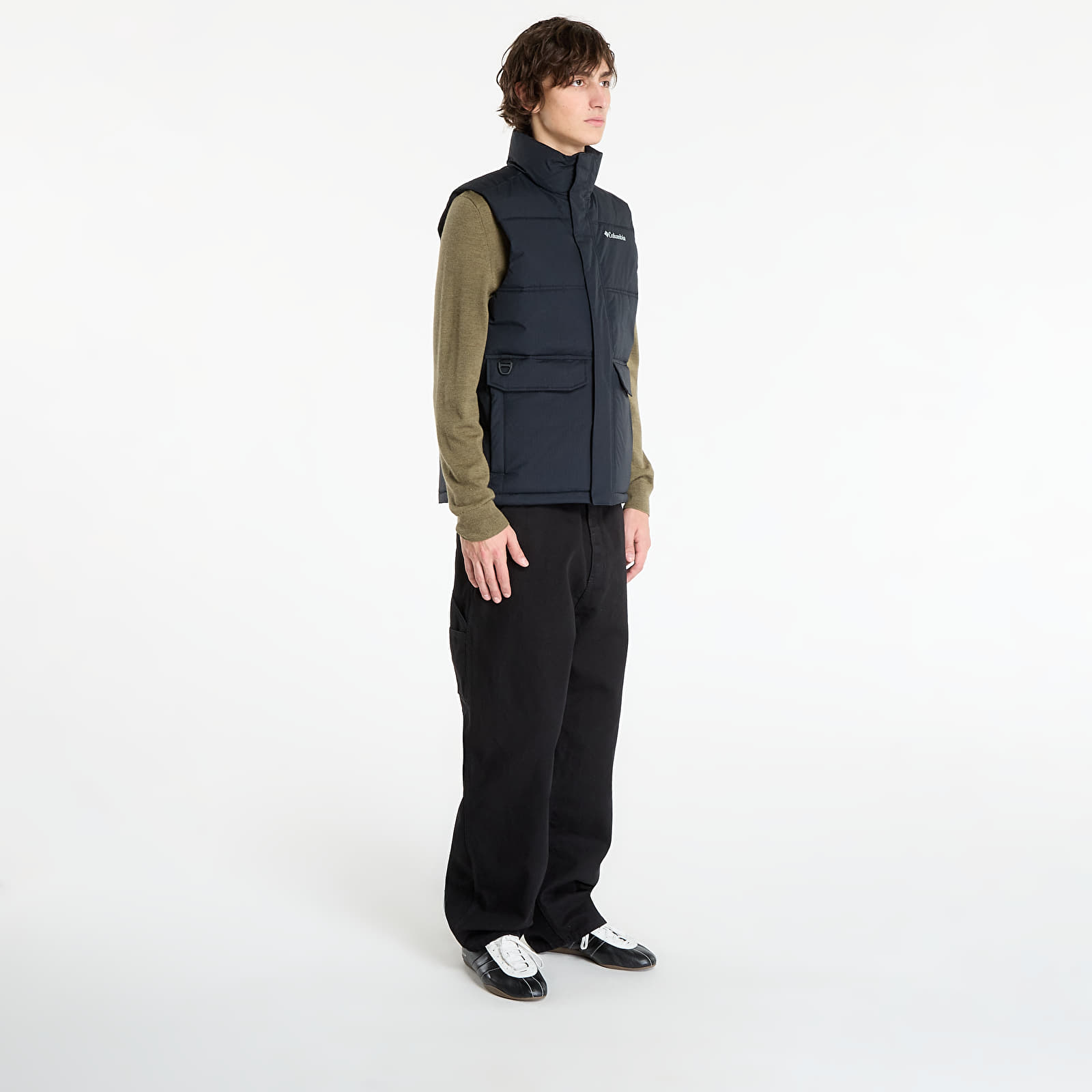 Chalecos para hombre Columbia Landroamerâ„¢ Puffer Vest Black