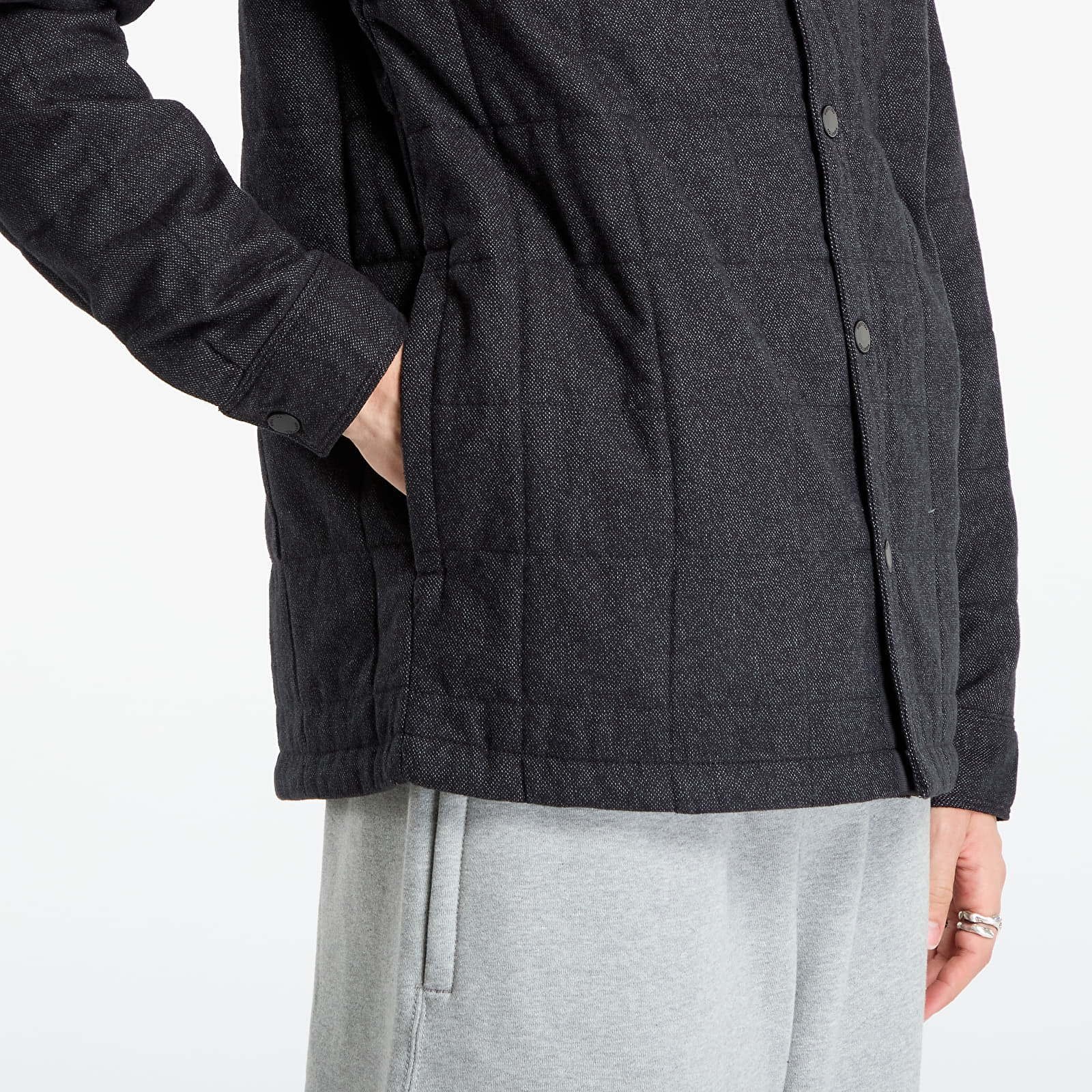 Camisetas de hombre Columbia Landroamerâ„¢ Quilted Shirt Jacket Black