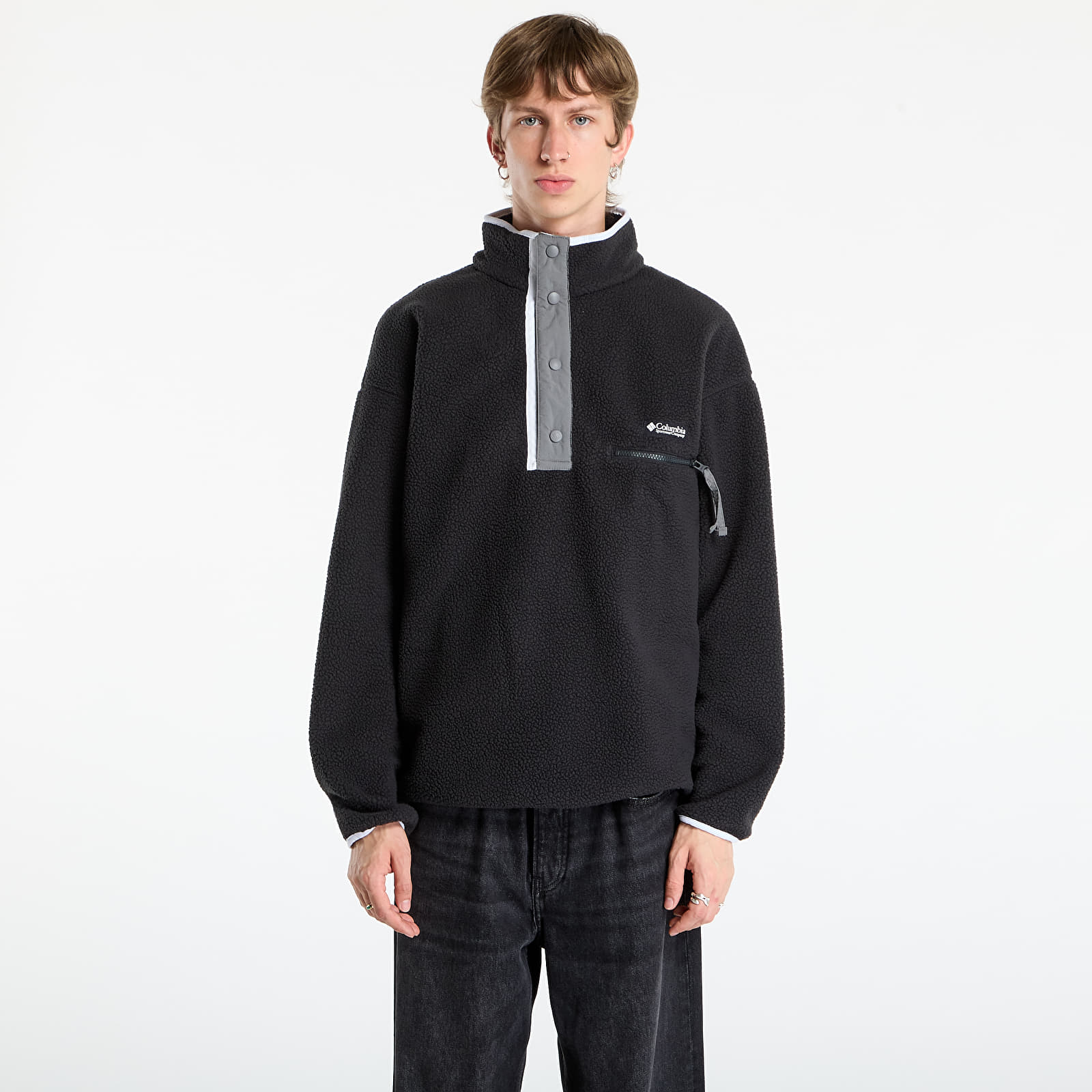 Vīriešu džemperi Columbia Helvetia™ II Half Snap Fleece Black