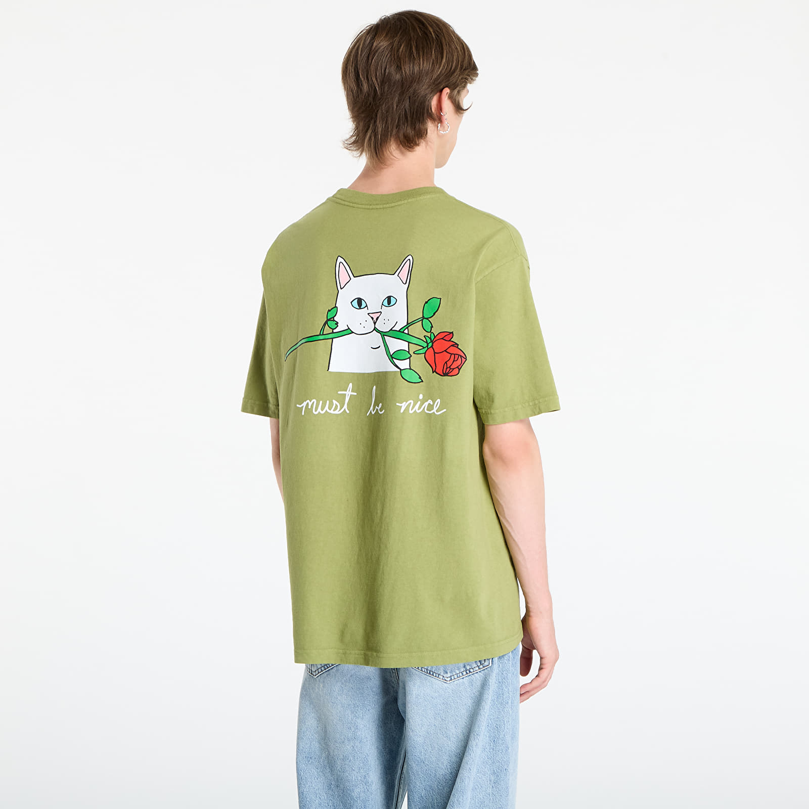 Мужские футболки RIPNDIP Romantic Nerm Tee Light Forest