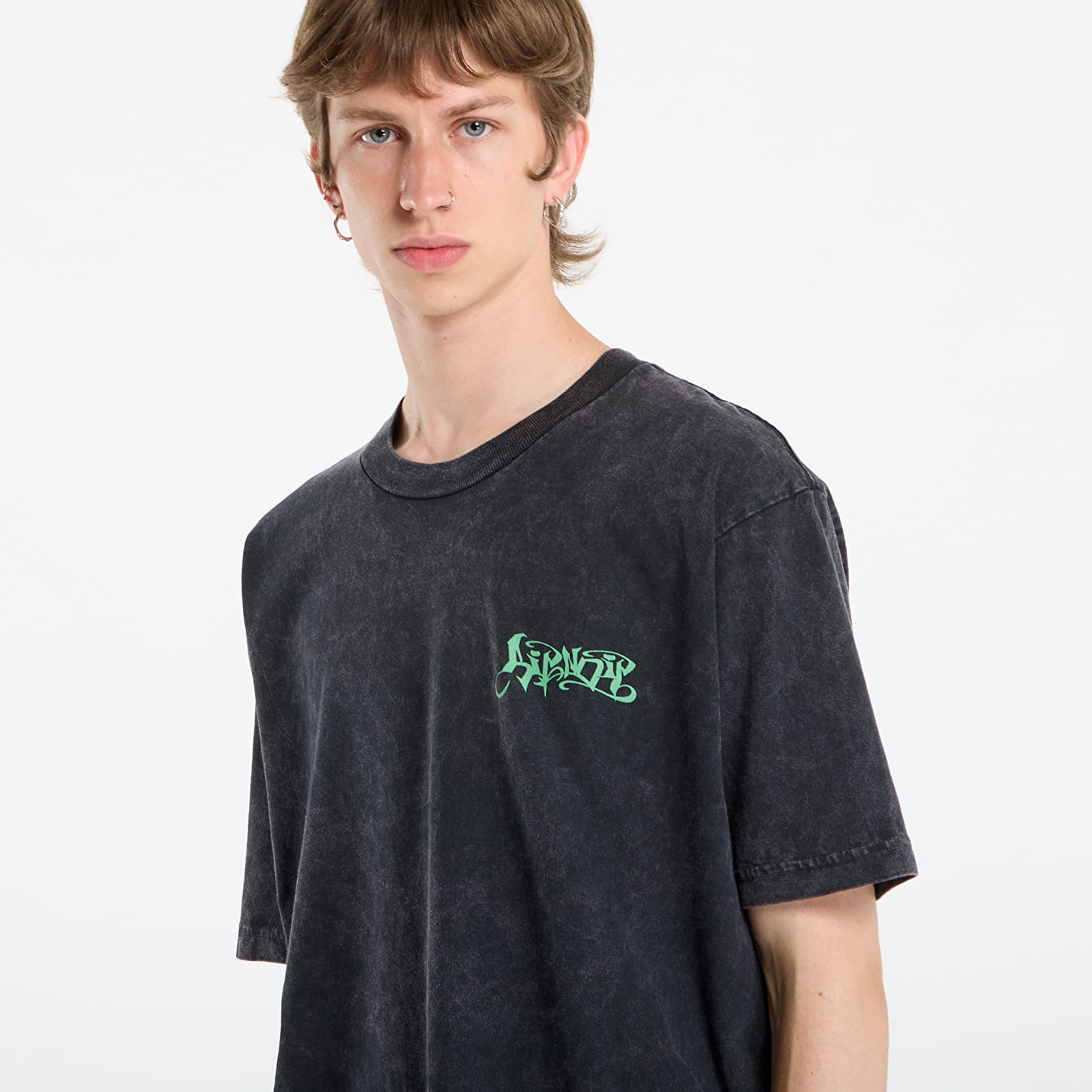 T-shirts homme RIPNDIP Squabble Up Tee Black Vintage Wash