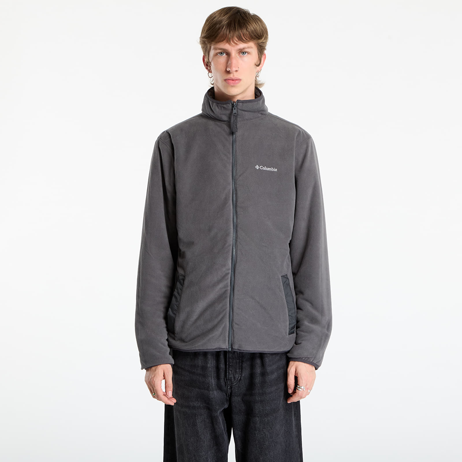 Herren-Sweatshirts Columbia Winter Pass™ Reversible Fleece Shark/ Peaked Tonal