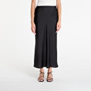GUESS Sibilla Long Satin Skirt Black
