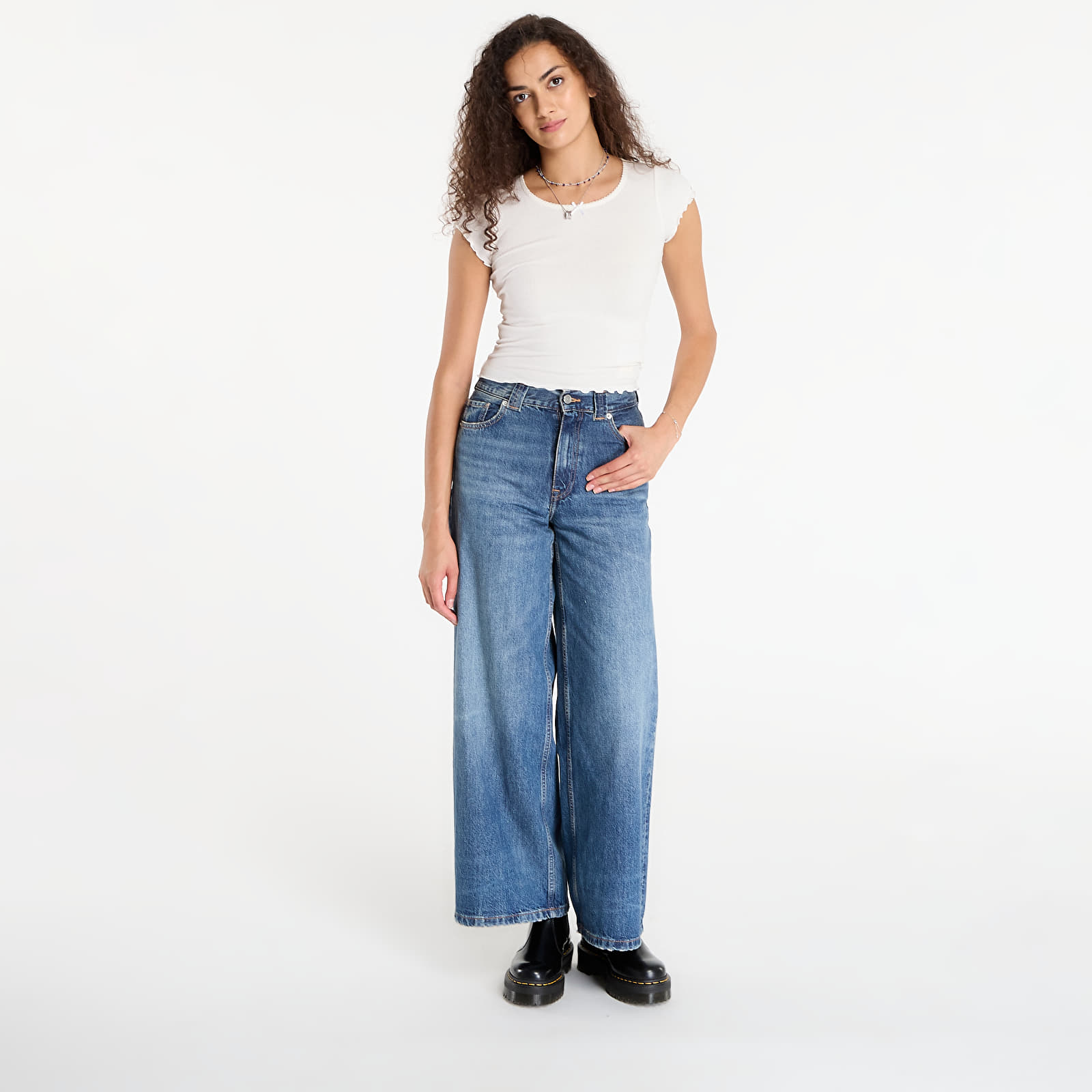 Spijkerbroeken Tommy Hilfiger 70'S High Rise Wide Leg Jeans Denim
