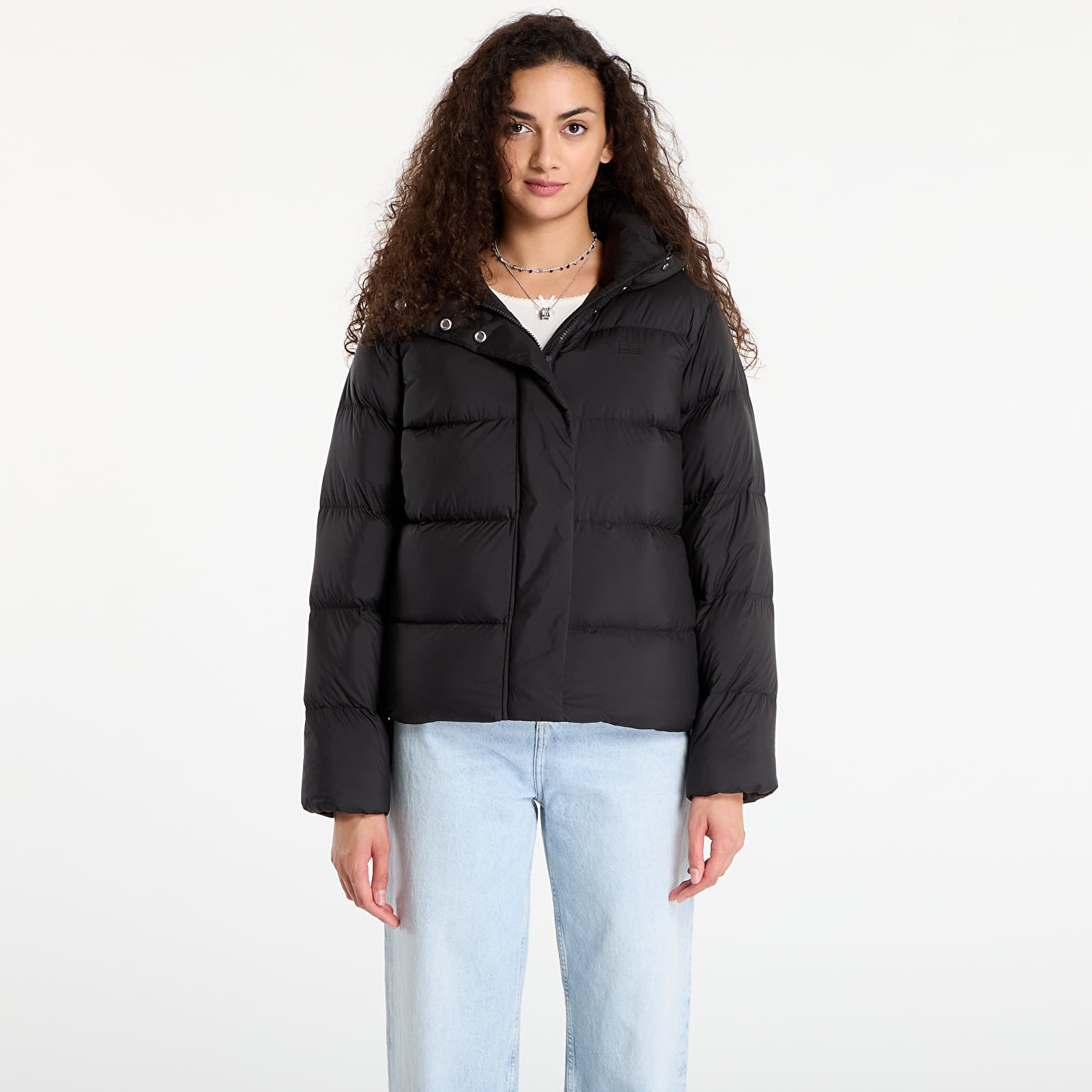 Якета Tommy Hilfiger Down Hooded Puffer Jacket Black