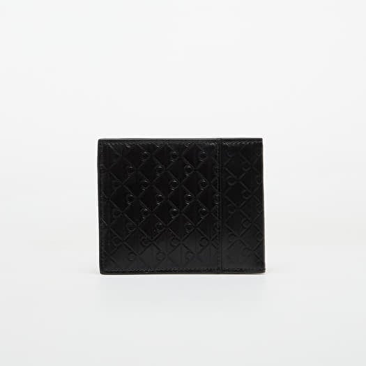 Maki Calvin Klein Embossed Emblem Bill Wallet Black
