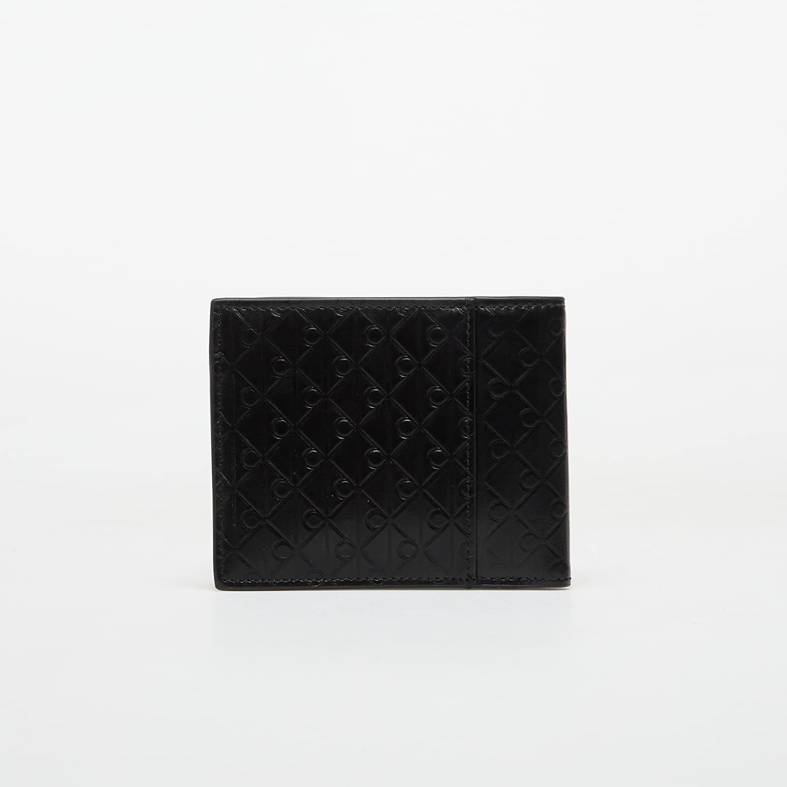 Vīriešu maki Calvin Klein Embossed Emblem Bill Wallet Black