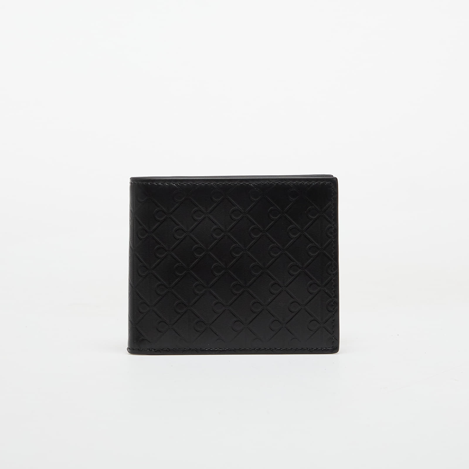 Vīriešu maki Calvin Klein Embossed Emblem Bill Wallet Black
