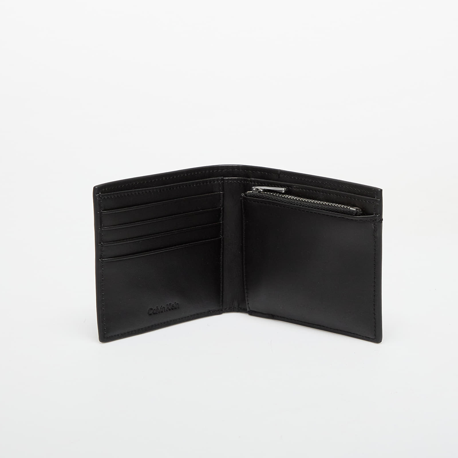 Vīriešu maki Calvin Klein Embossed Emblem Bill Wallet Black