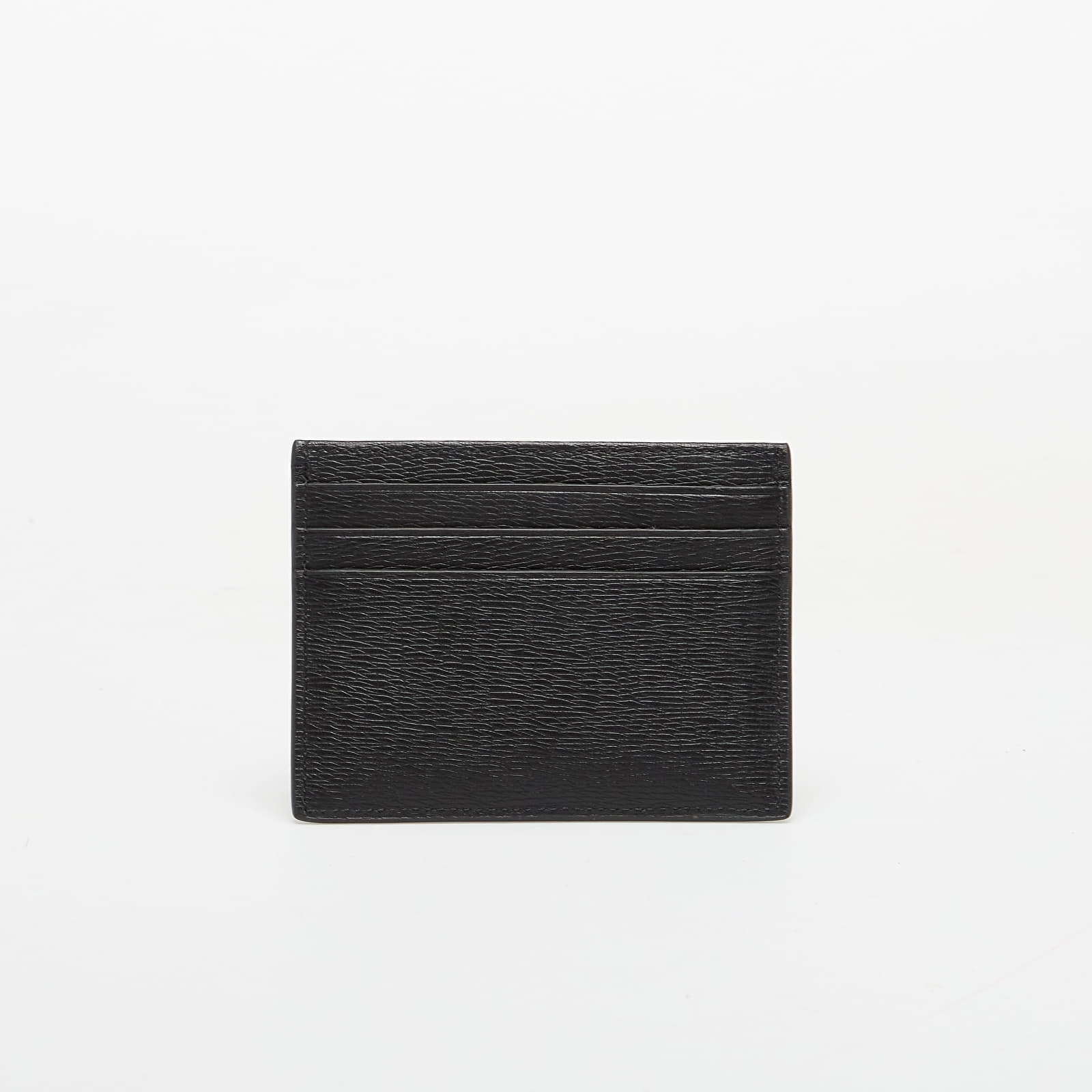 Carteras de los hombres Calvin Klein Saffiano Card Case Black
