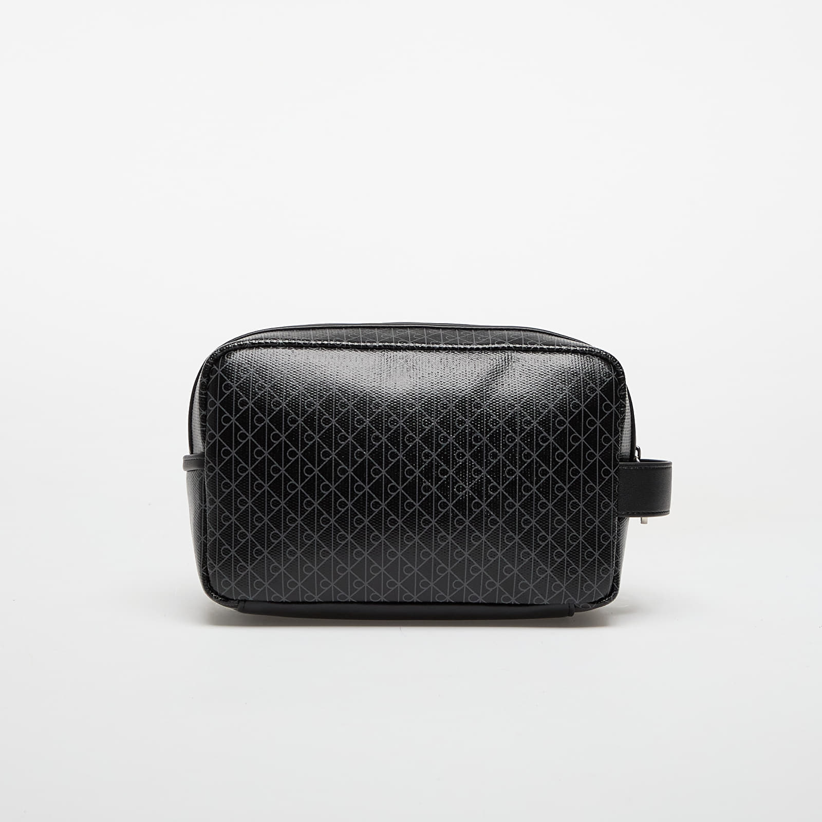 Vīriešu somas Calvin Klein Emblem Aop Coated Dopp Kit Black