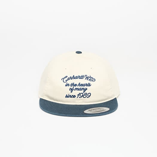 Gorra Carhartt WIP Alston Cap Natural/ Deep Lagoon