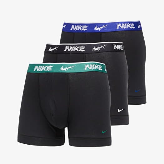Nike DRI-FIT Everyday Cotton Stretch Trunk 3-Pack Black