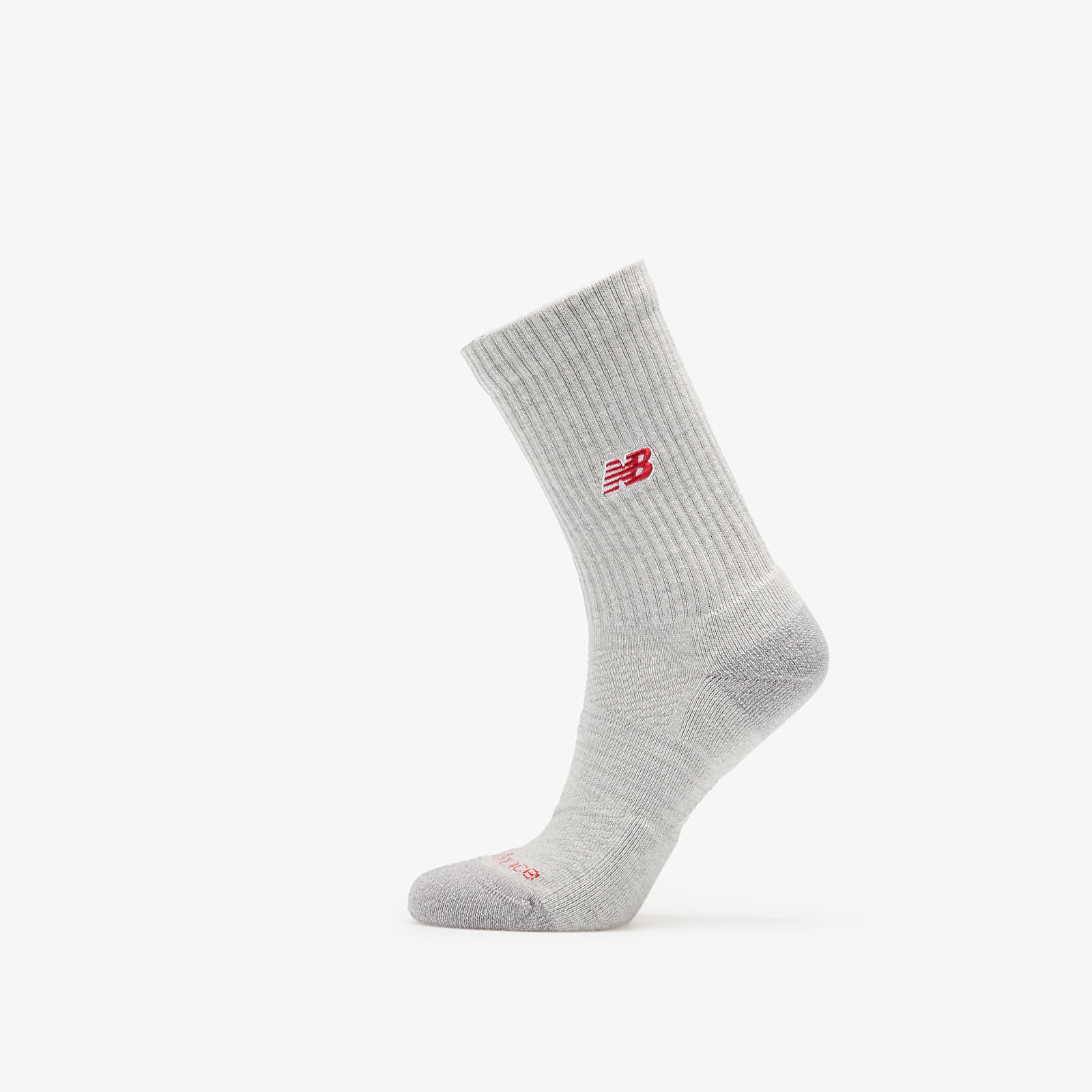 New Balance New Balance Active Premium Crew Socks 2-Pack Athletic Grey M - 2