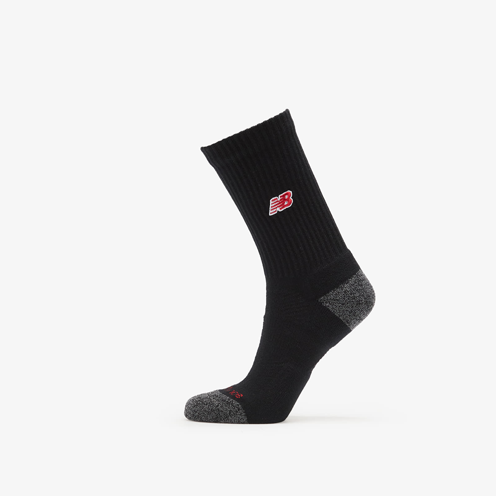 New Balance Active Premium Crew Socks 2-Pack Black M