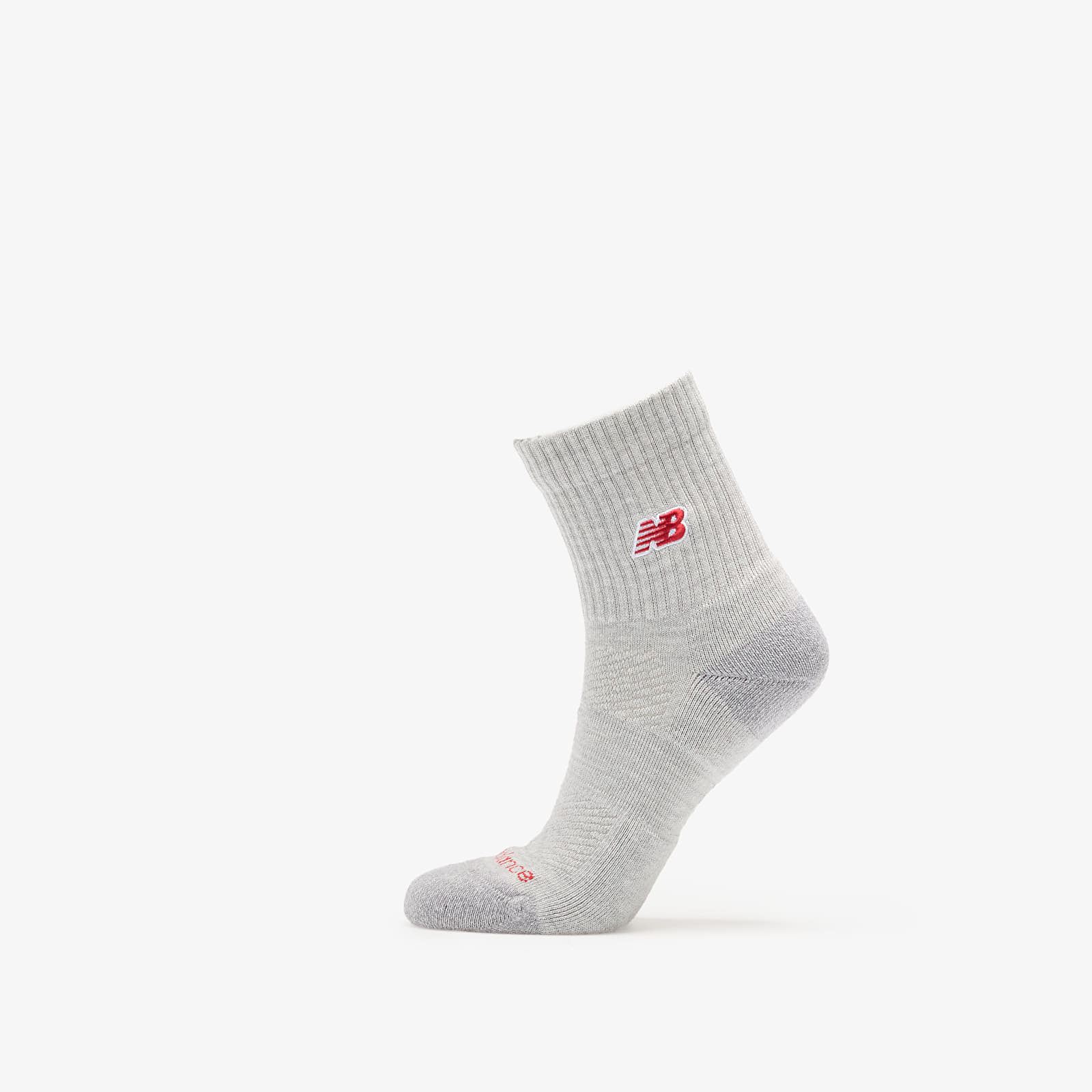 Vīriešu zeķes New Balance Active Premium Crew Quarter 2-Pack Athletic Grey