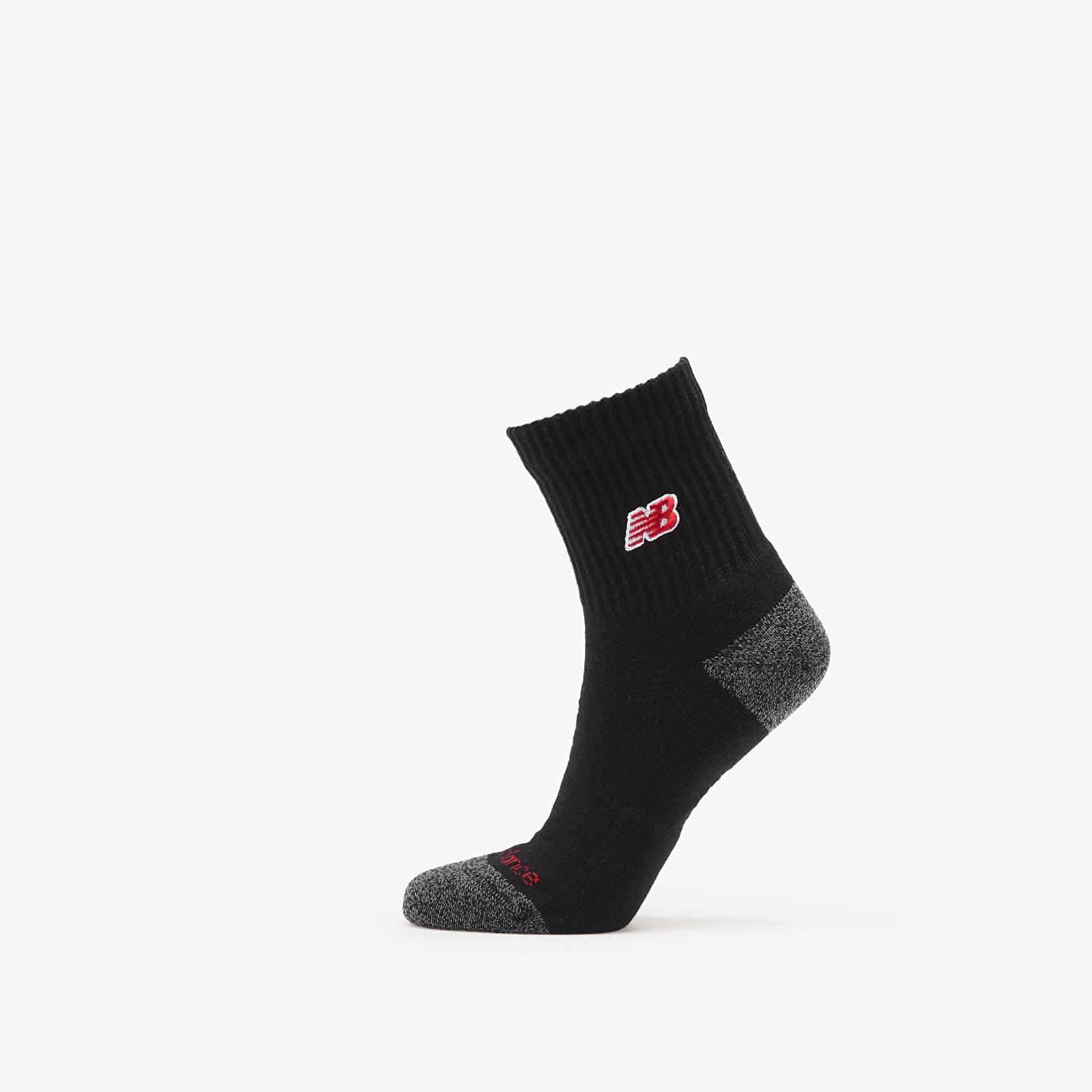 Vīriešu zeķes New Balance Active Premium Crew Quarter 2-Pack Black