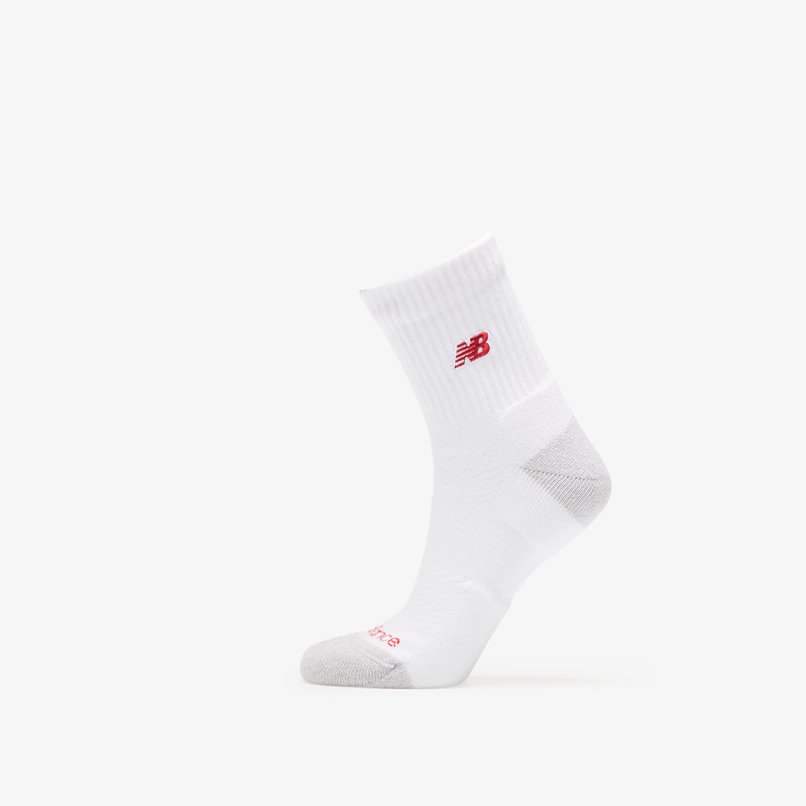 Vīriešu zeķes New Balance Active Premium Crew Quarter 2-Pack White