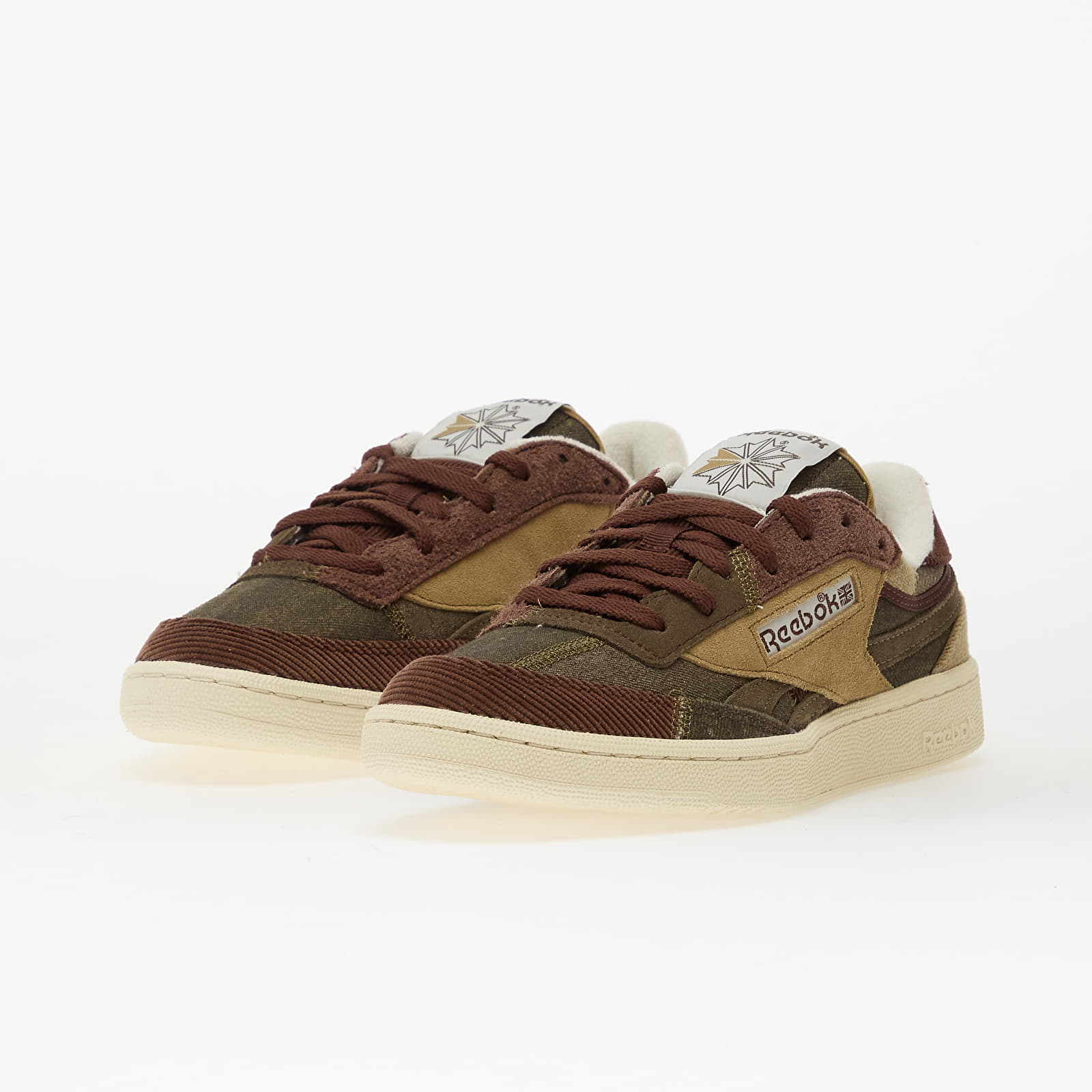 Vīriešu čības un apavi Reebok Club C Revenge Vintage Khakibrown/ Chalk/ Trekgrey