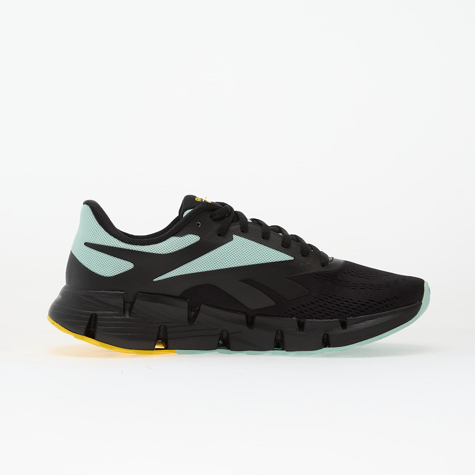 Vīriešu čības un apavi Reebok Zig Dynamica 6 Core Black/ Glitch Aqua/ Golden Haze
