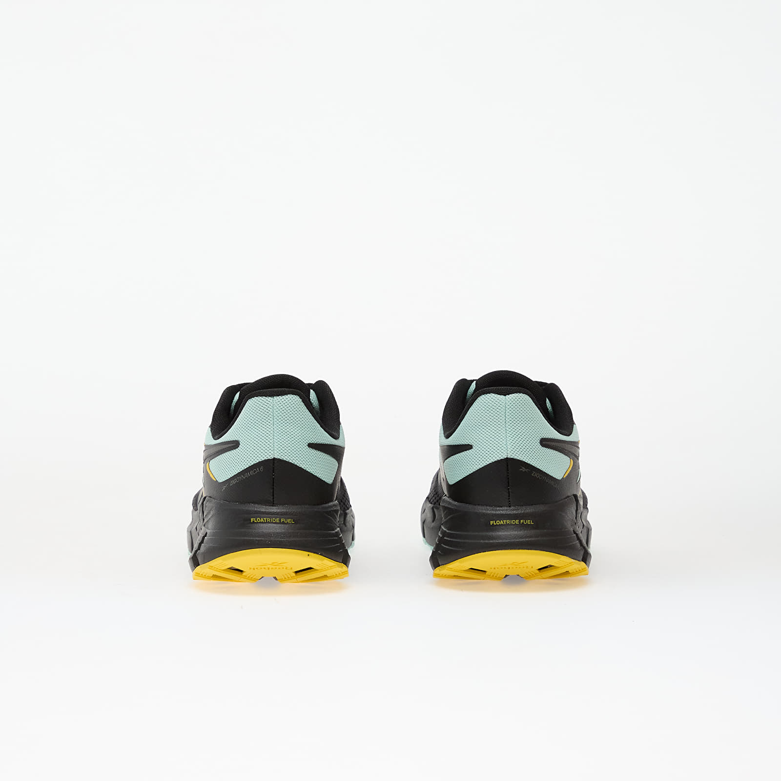 Vīriešu čības un apavi Reebok Zig Dynamica 6 Core Black/ Glitch Aqua/ Golden Haze