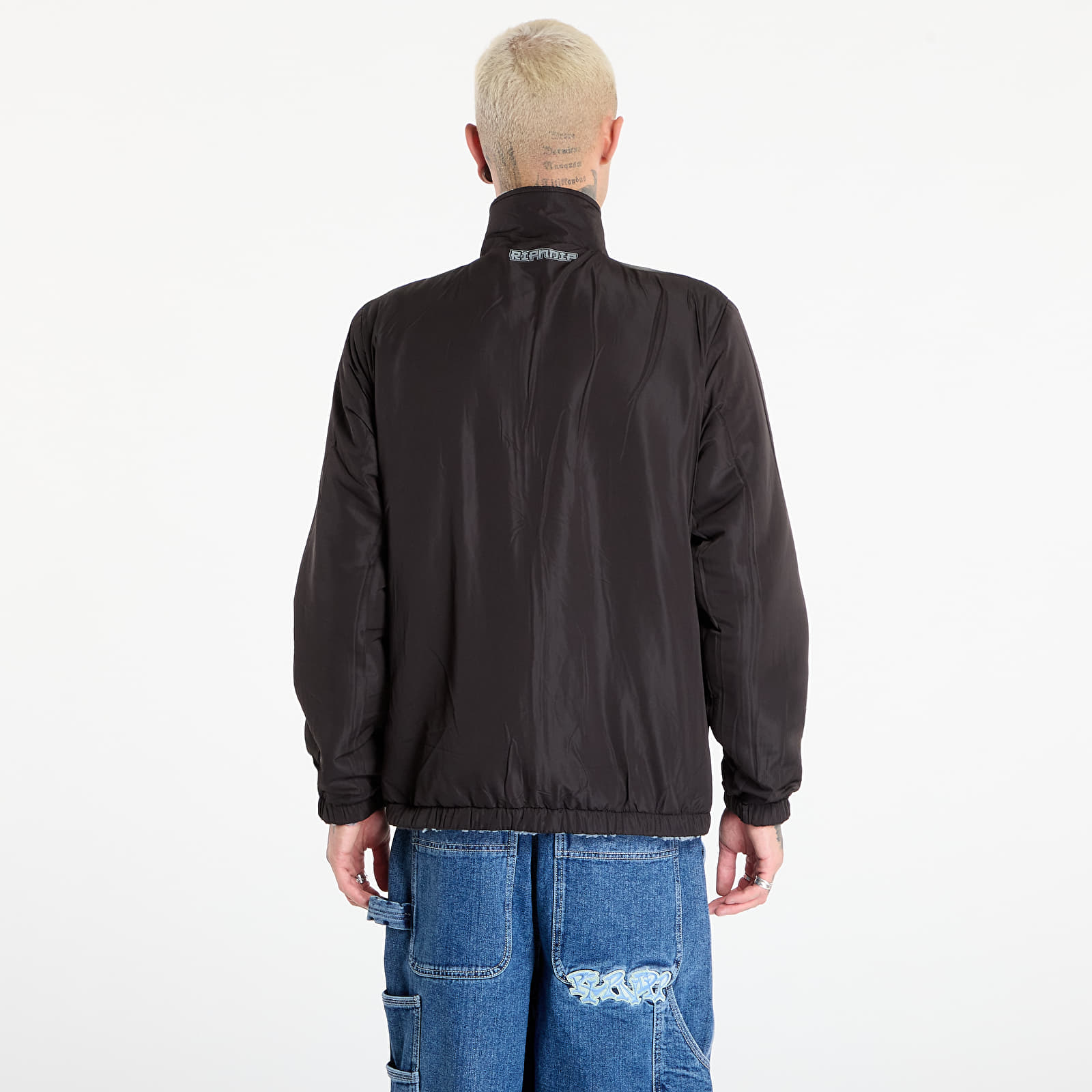 Vestes pour hommes RIPNDIP Haku Reversible Jacket Black/ Charcoal
