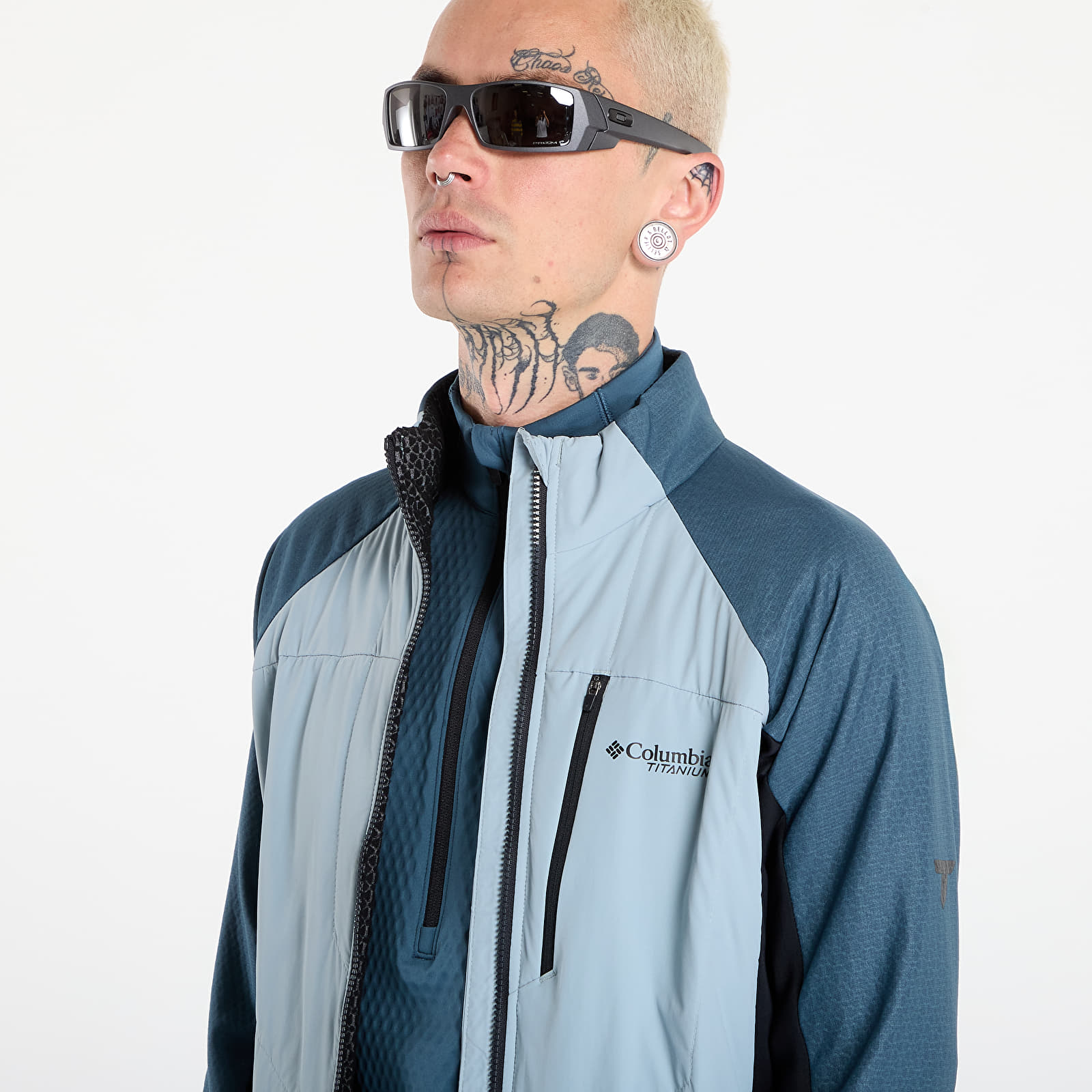 Vīriešu džemperi Columbia Arctic Crest™ Hybrid Full Zip Crushed Blue/ Everblue/ Black