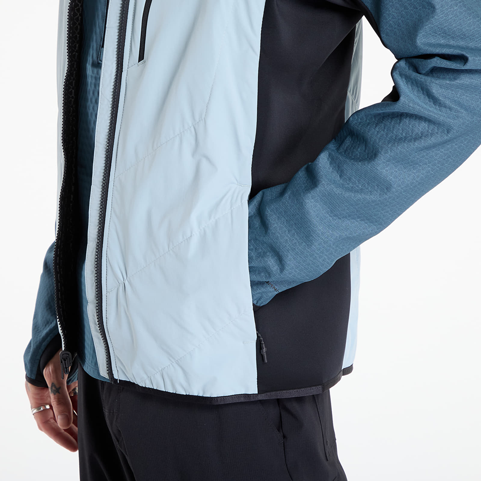 Vīriešu džemperi Columbia Arctic Crest™ Hybrid Full Zip Crushed Blue/ Everblue/ Black