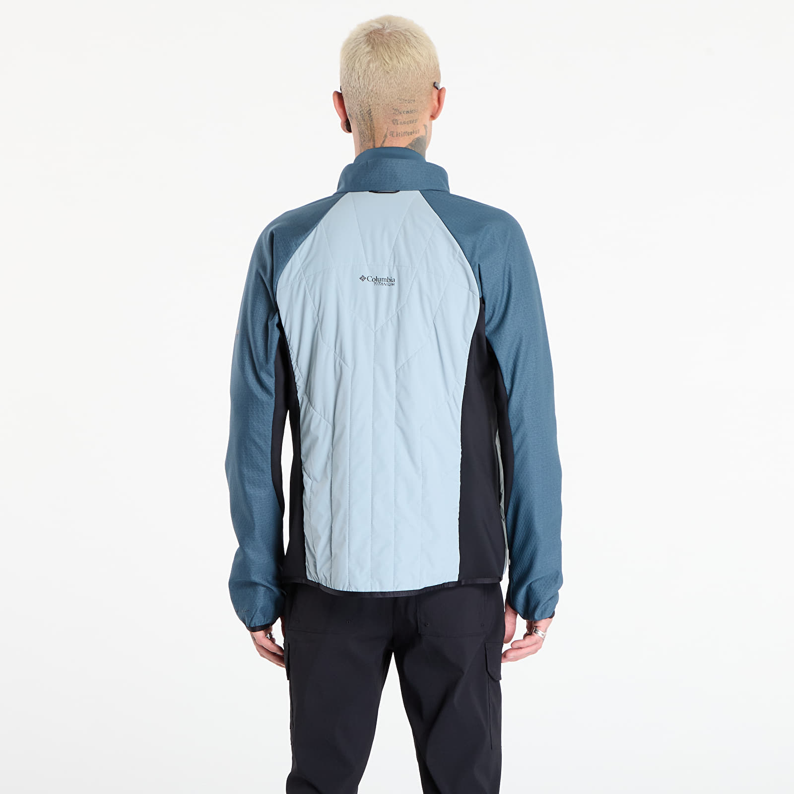 Vīriešu džemperi Columbia Arctic Crest™ Hybrid Full Zip Crushed Blue/ Everblue/ Black