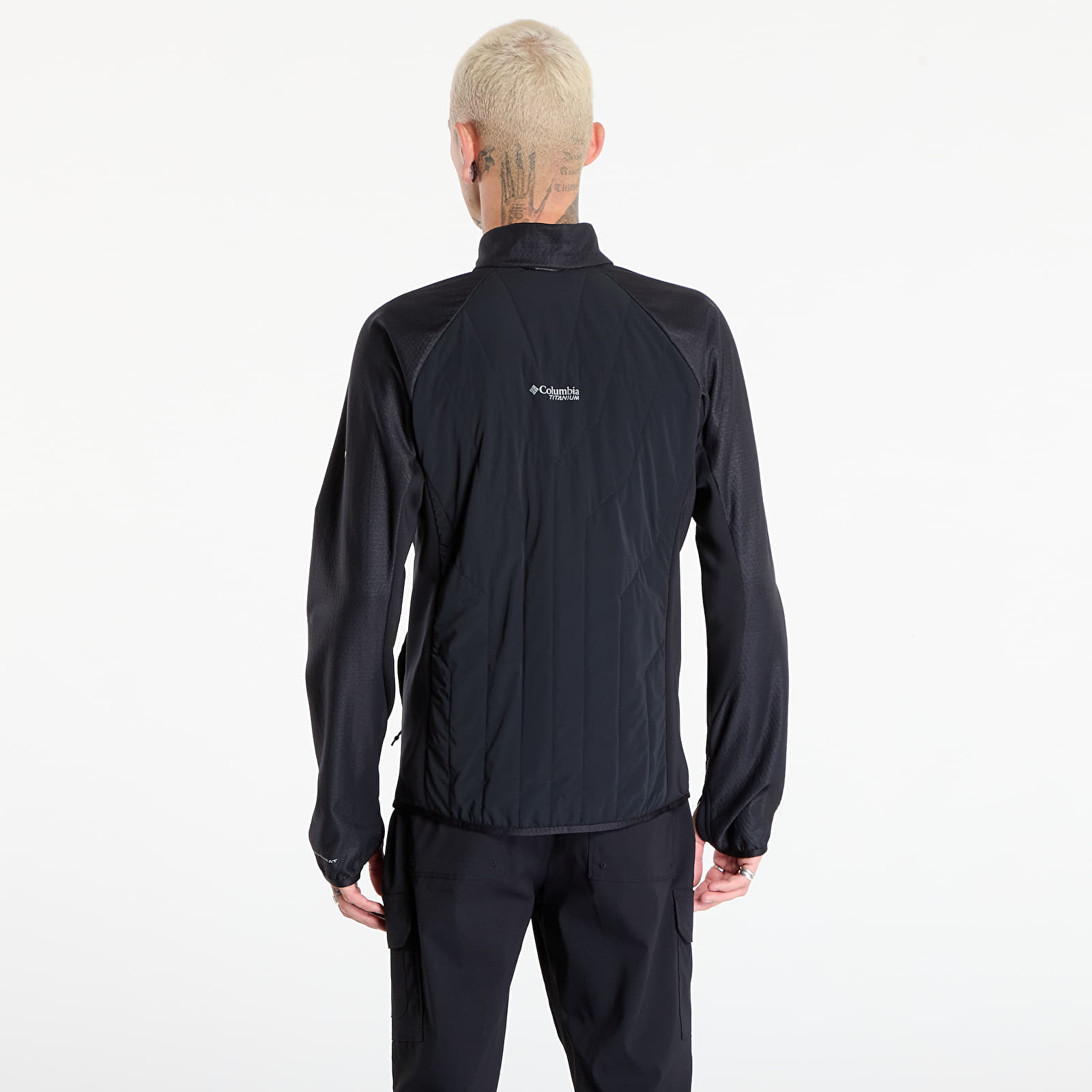Vīriešu džemperi Columbia Arctic Crest™ Hybrid Full Zip Black