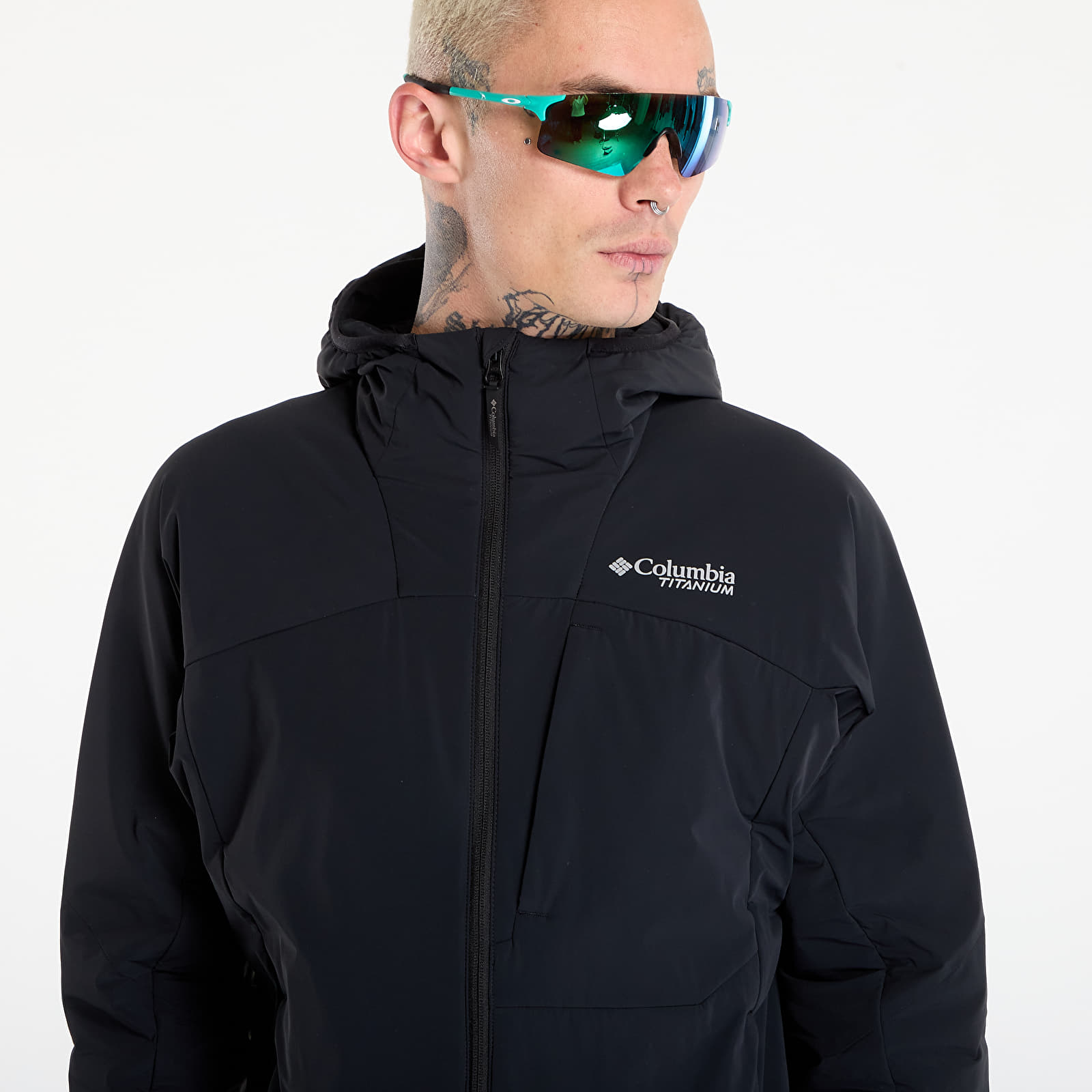 Pánské bundy Columbia Silver Leaf™ Lite Hooded Jacket Black