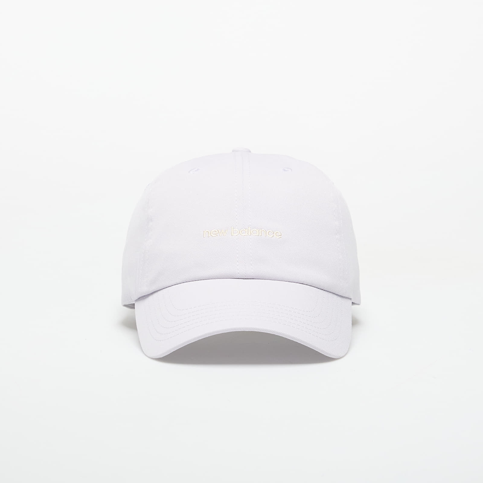 Casquettes pour hommes New Balance Women's 6 Panel Linear Logo Hat Pearl Grey