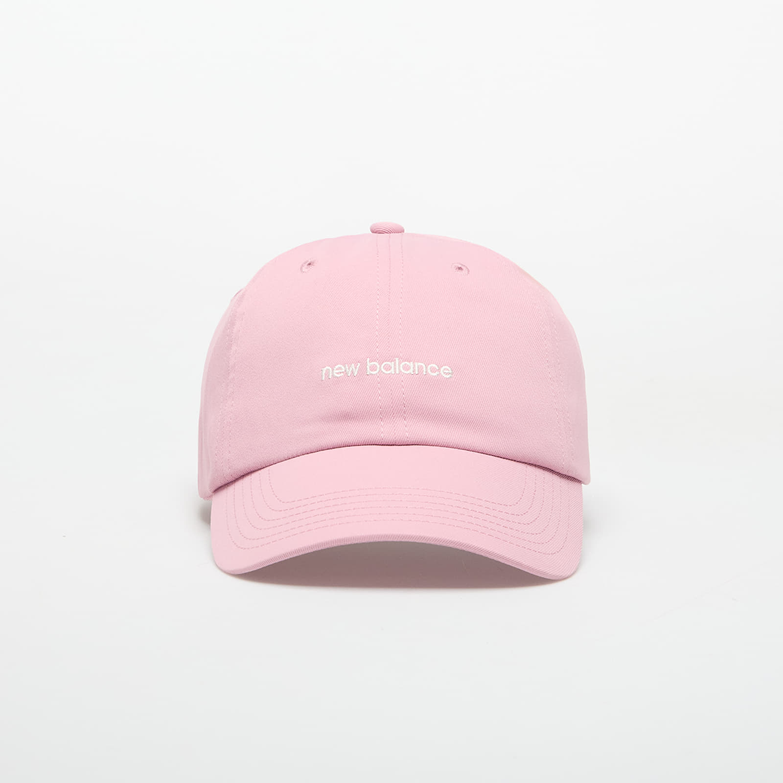 Casquettes pour hommes New Balance Women's 6 Panel Linear Logo Hat Pink