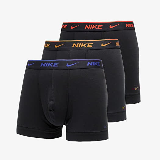 Nike DRI-FIT Everyday Cotton Stretch Trunk 3-Pack Black