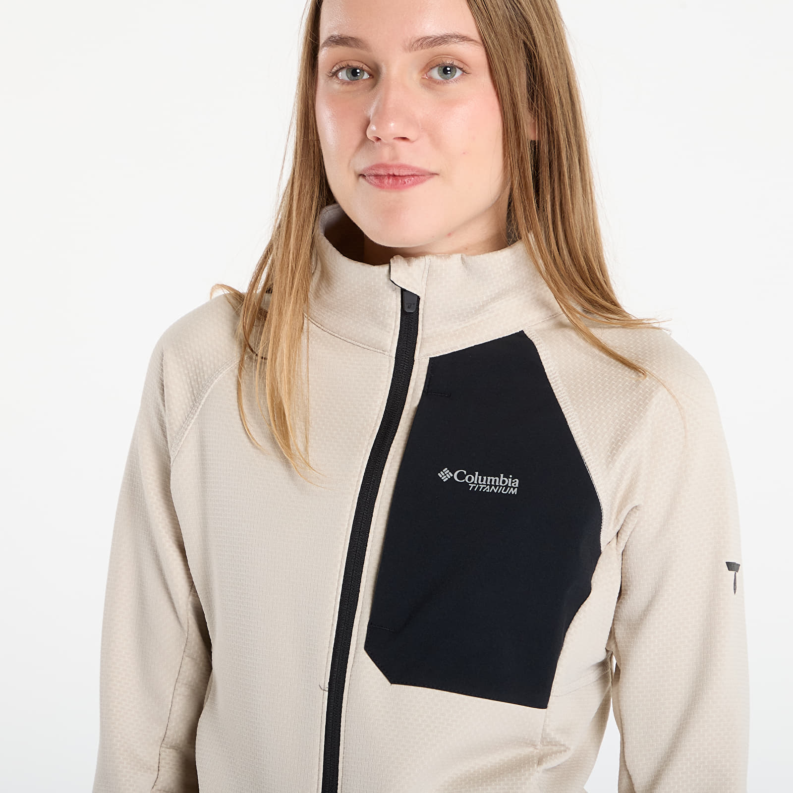 Sieviešu džemperi Columbia Triple Canyon™ Grid Fleece FZ Dark Stone Heather/ Black