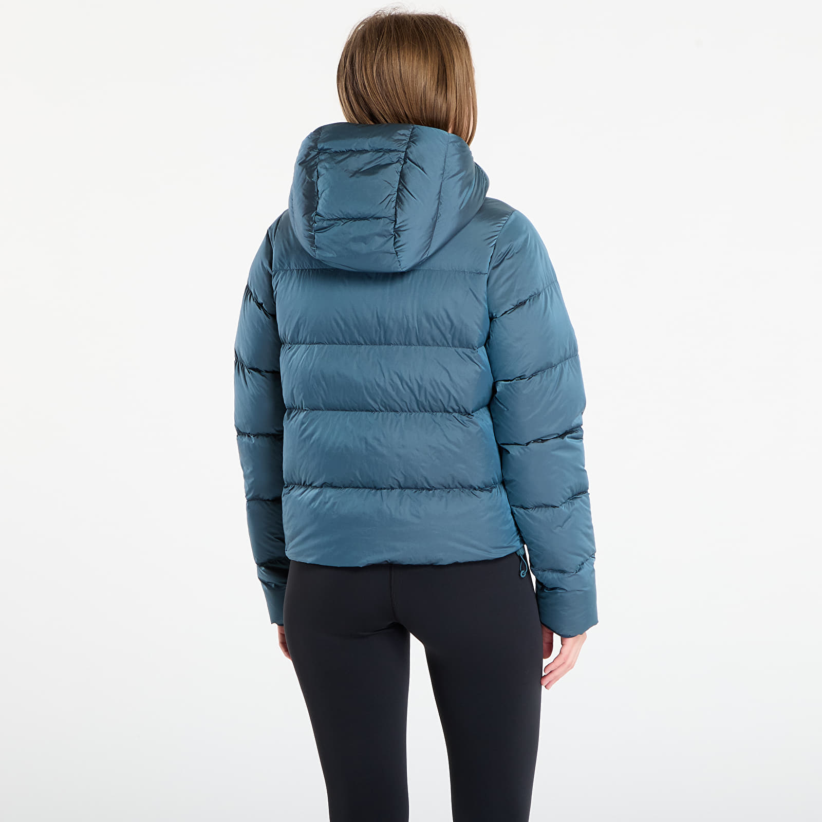 Jachete de puf pentru femei Columbia Amaze Puff™ Hooded Jacket Everblue High Shine