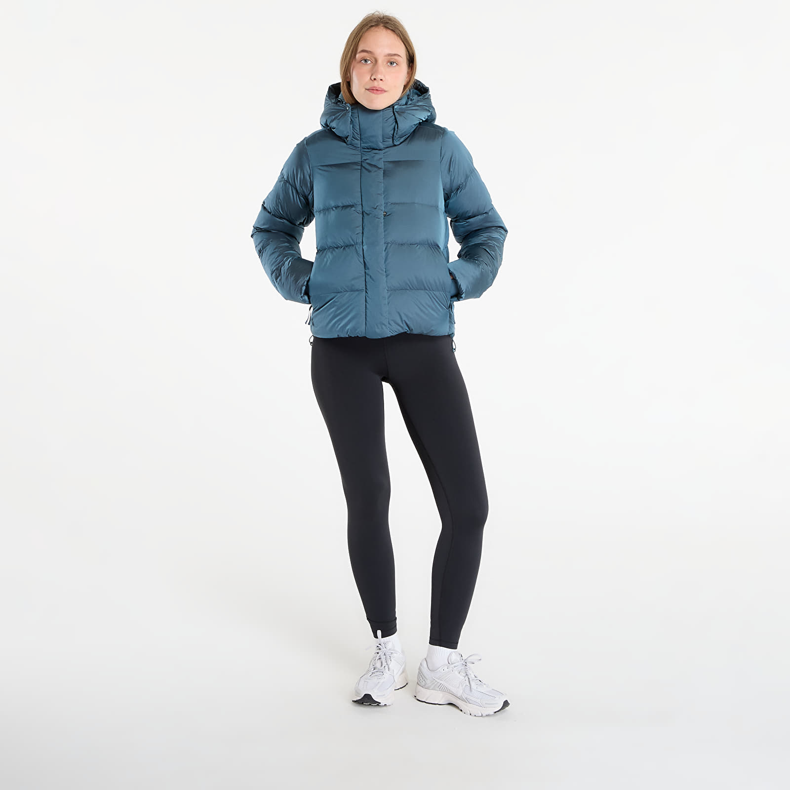 Jachete de puf pentru femei Columbia Amaze Puff™ Hooded Jacket Everblue High Shine