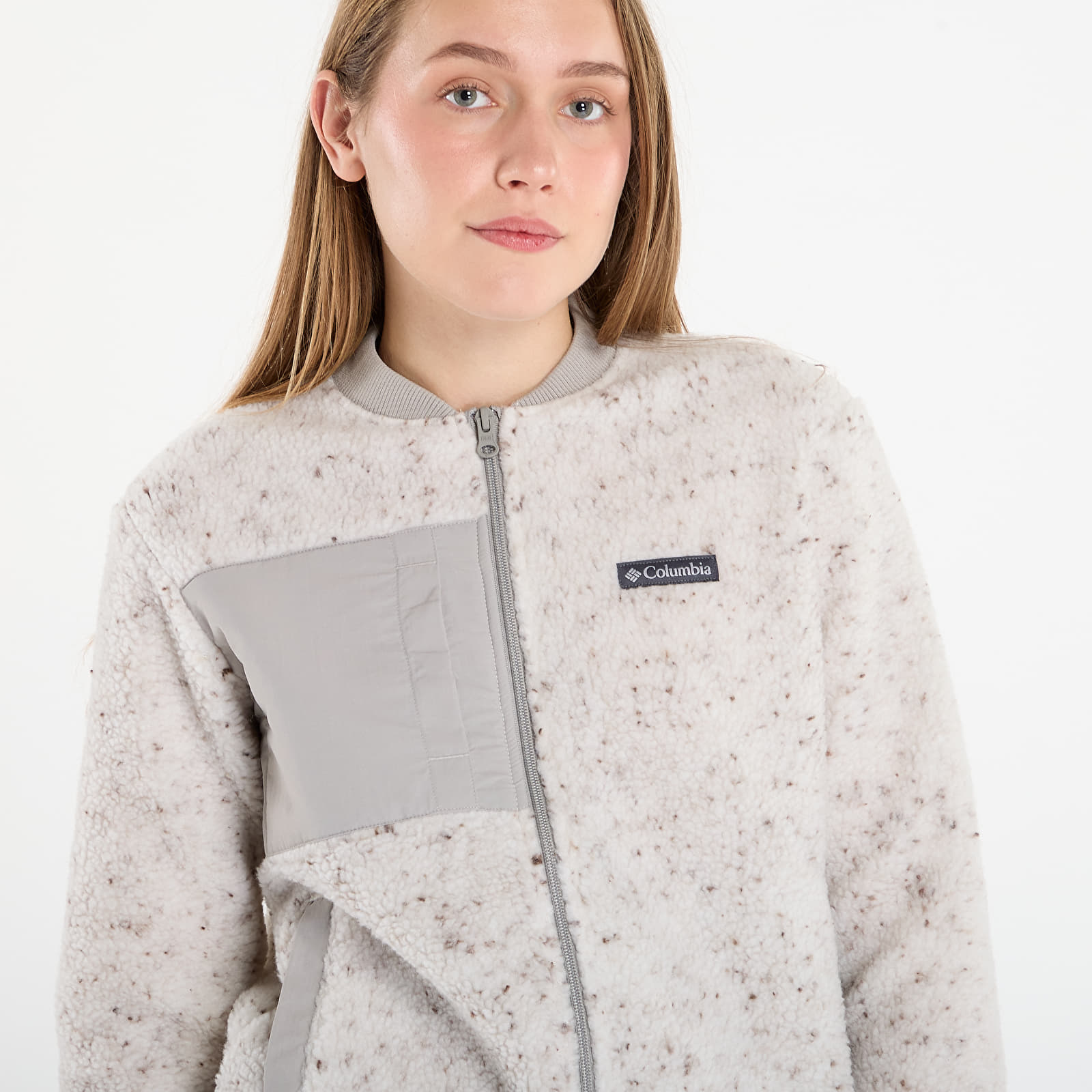 Sieviešu džemperi Columbia Stellar Path™ Fleece Bomber Full Zip Dark Stone/ Flint Grey