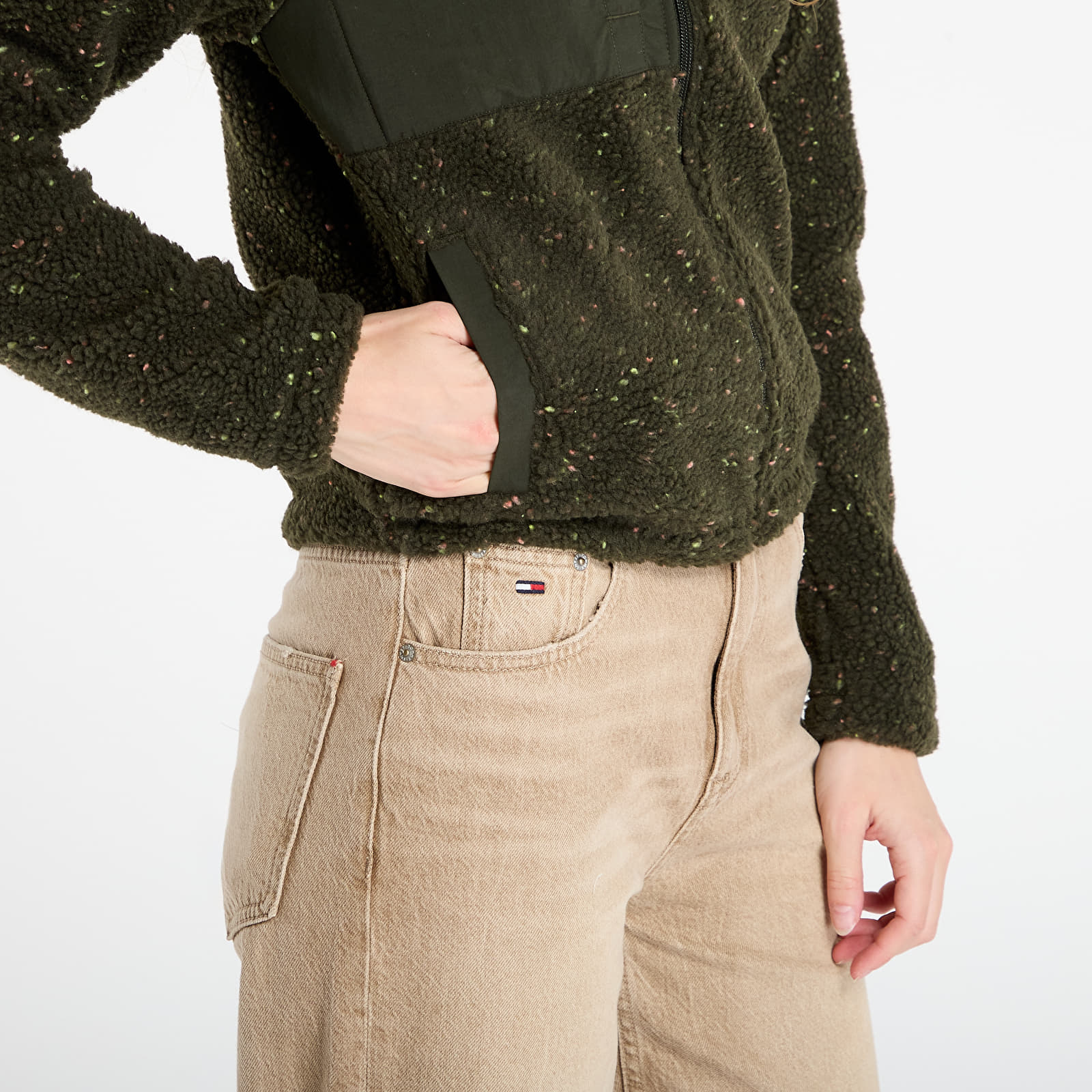 Sieviešu džemperi Columbia Stellar Path™ Fleece Bomber Full Zip Greenscape
