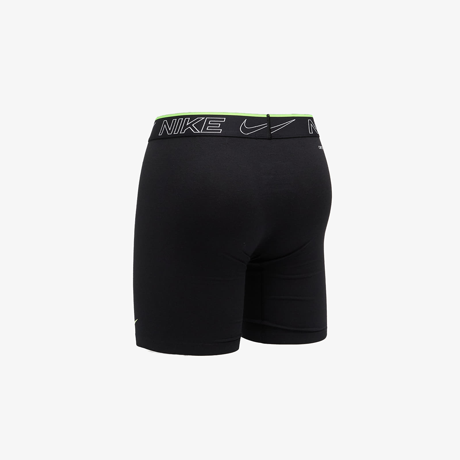 Vīriešu bokseri Nike Elite Cotton Stretch Long Boxer Brief 2-Pack Black