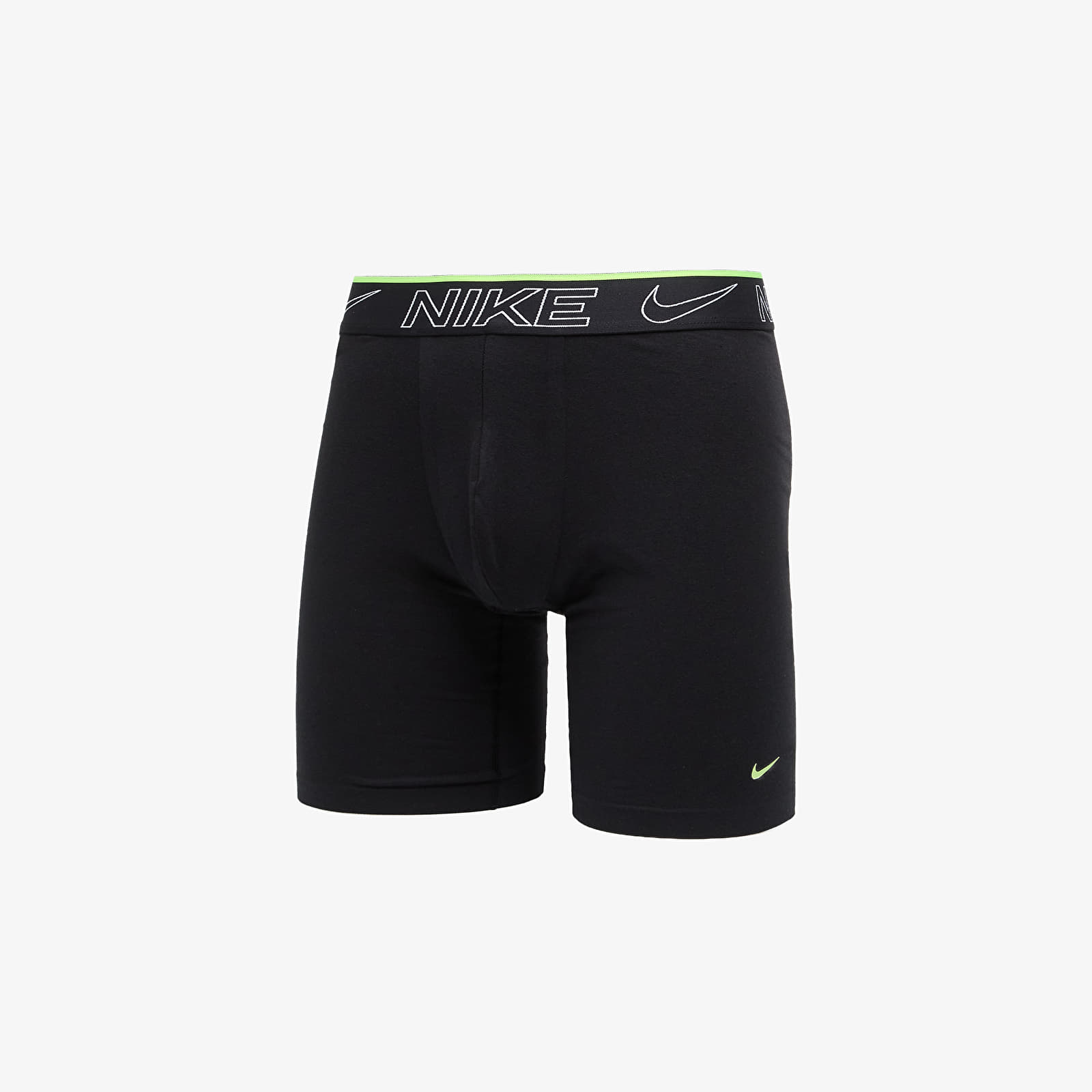 Vīriešu bokseri Nike Elite Cotton Stretch Long Boxer Brief 2-Pack Black